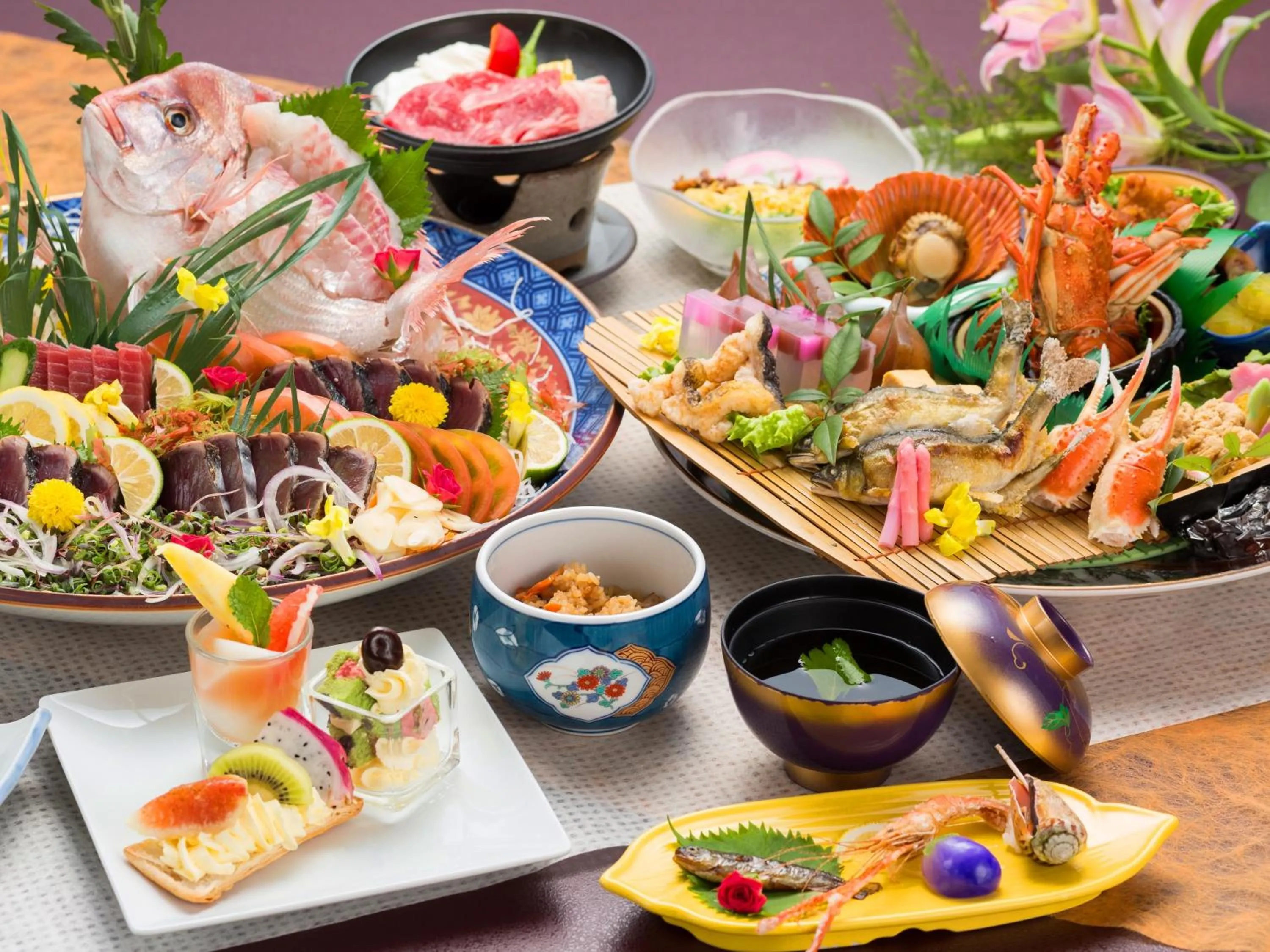 Food close-up in Riverside Hotel Shoei