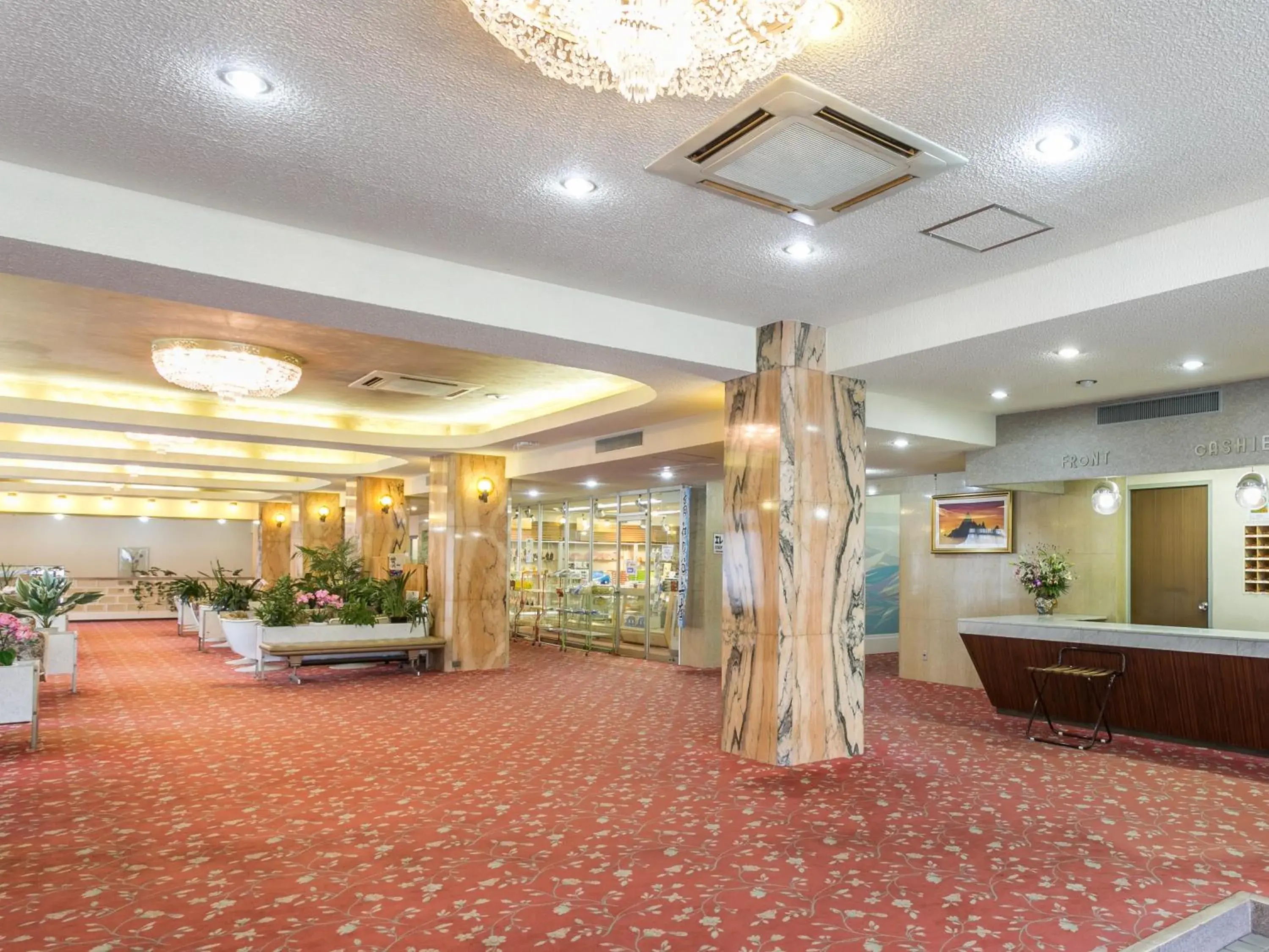 Lobby or reception in Riverside Hotel Shoei Lobby or reception in Riverside Hotel Shoei