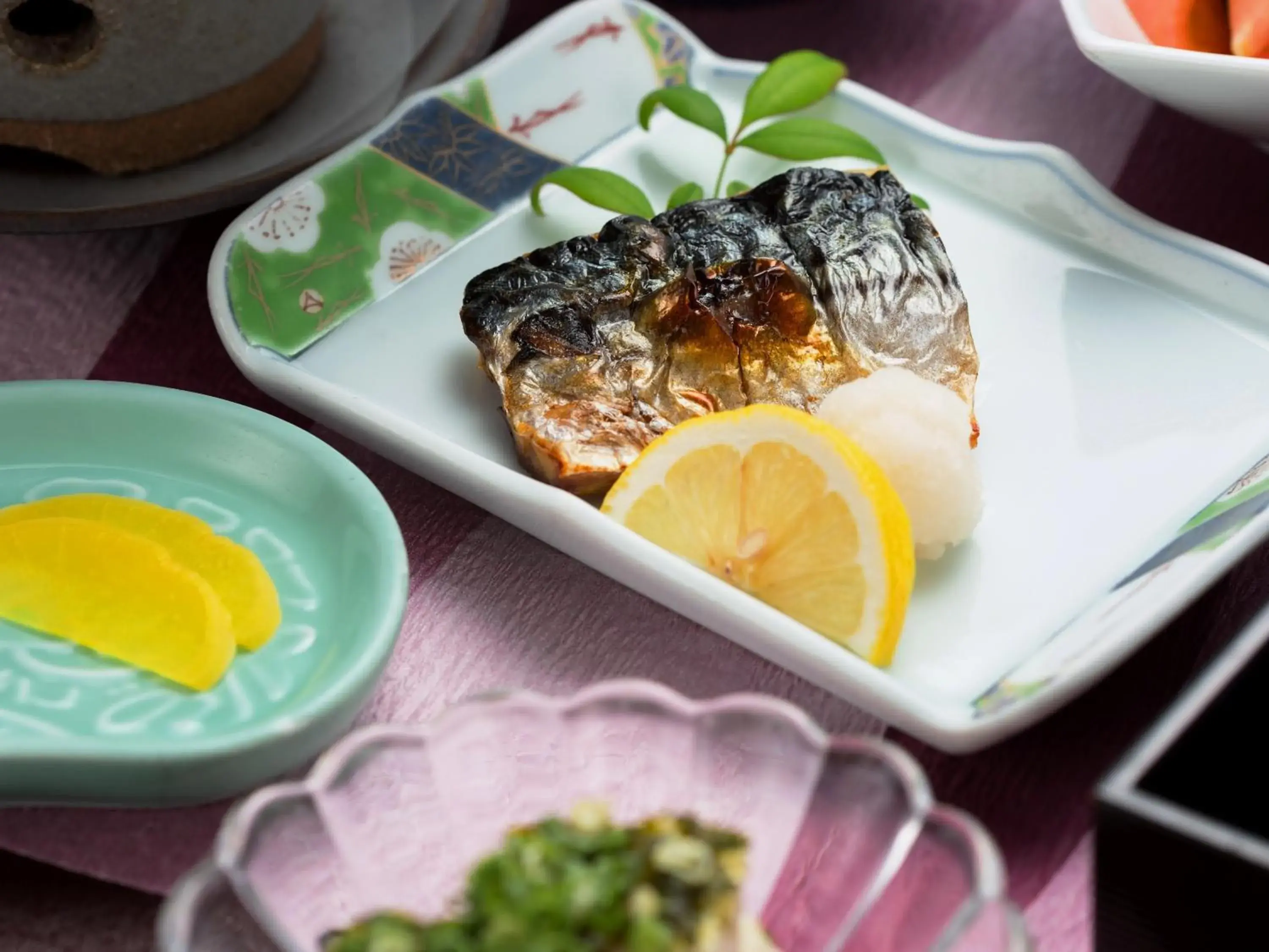 Food close-up in Riverside Hotel Shoei Food close-up in Riverside Hotel Shoei