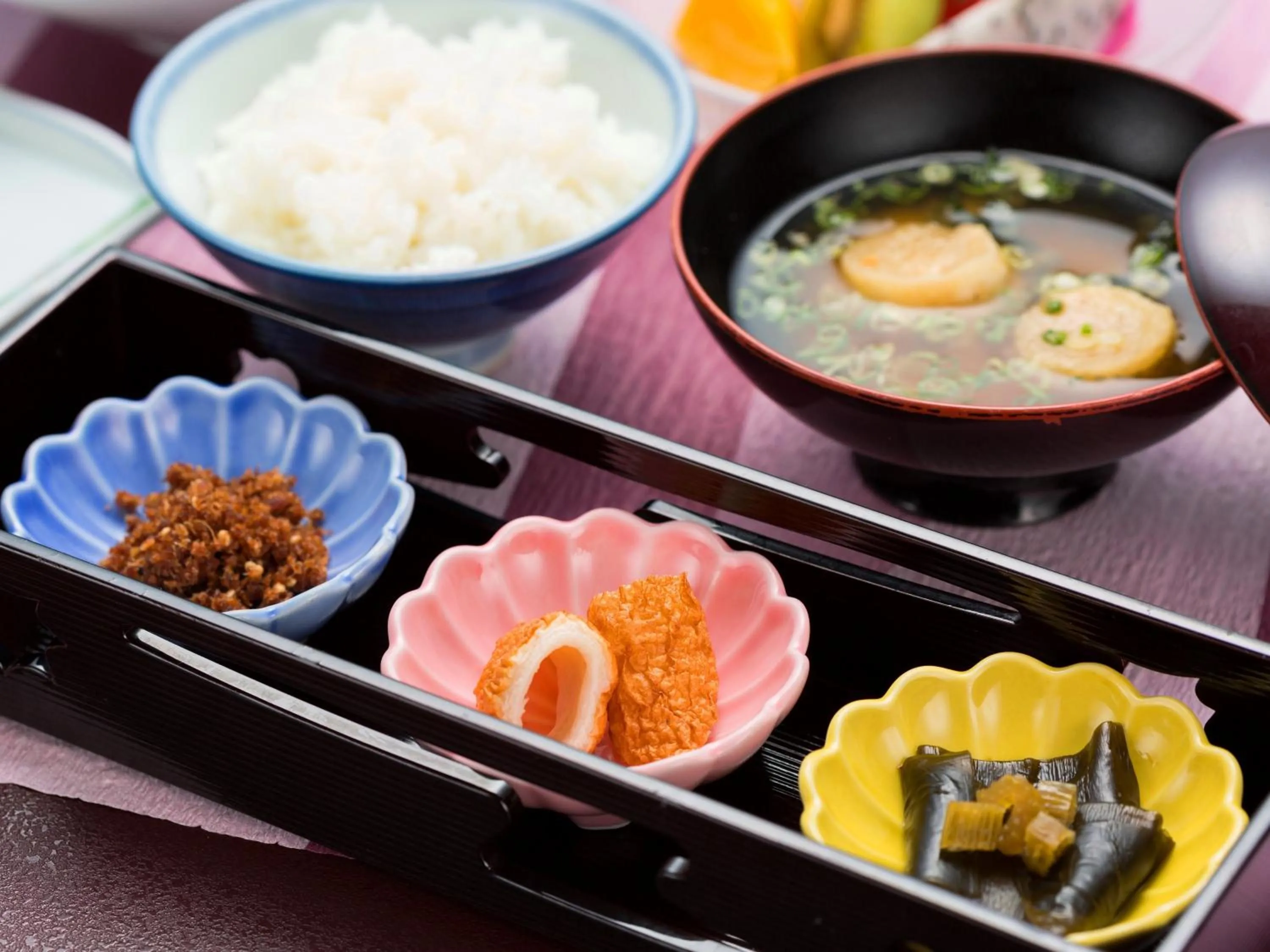 Food close-up in Riverside Hotel Shoei