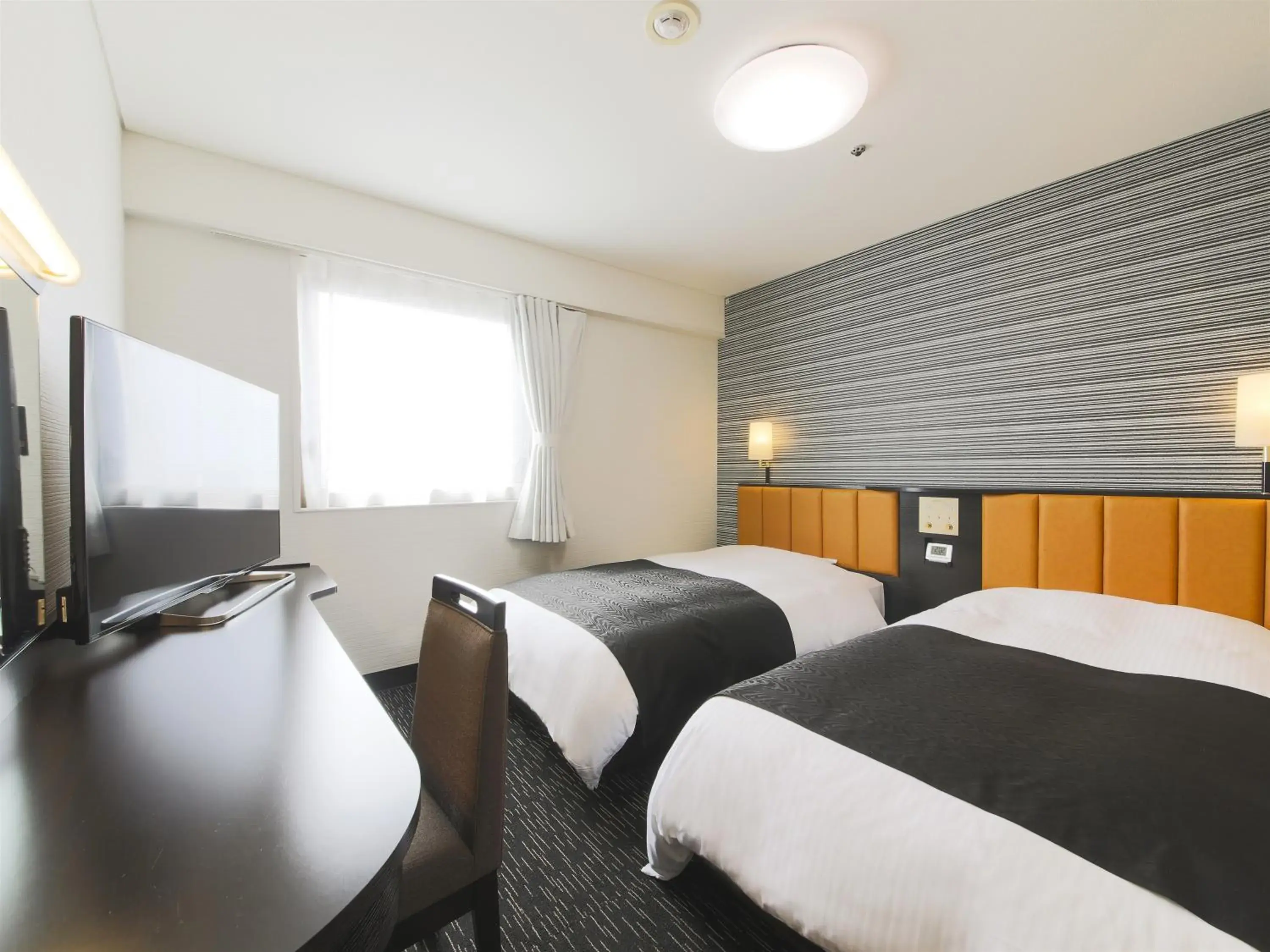 Photo of the whole room, Bed in APA Hotel Yamagata Tsuruoka Ekimae Photo of the whole room, Bed in APA Hotel Yamagata Tsuruoka Ekimae