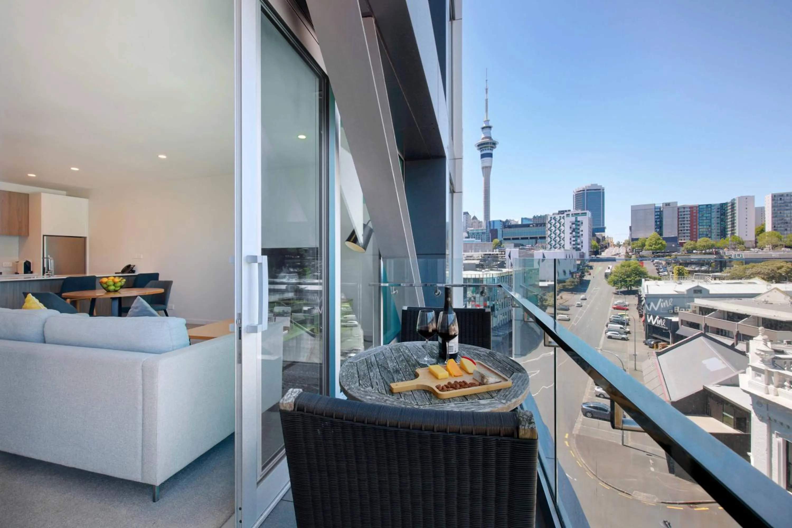 Balcony/Terrace in Swiss-Belsuites Victoria Park Auckland