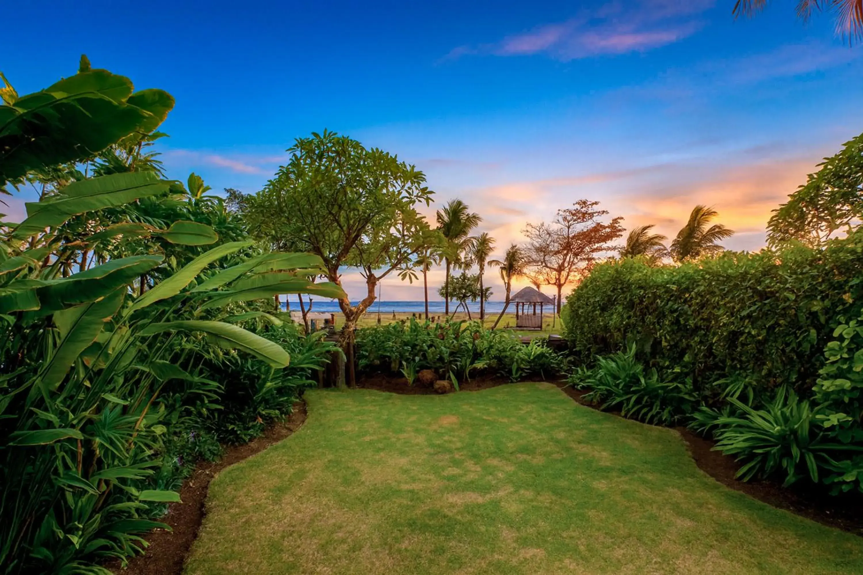 Garden view in Swarga Suites Bali Berawa, Marclan Collection Garden view in Swarga Suites Bali Berawa, Marclan Collection