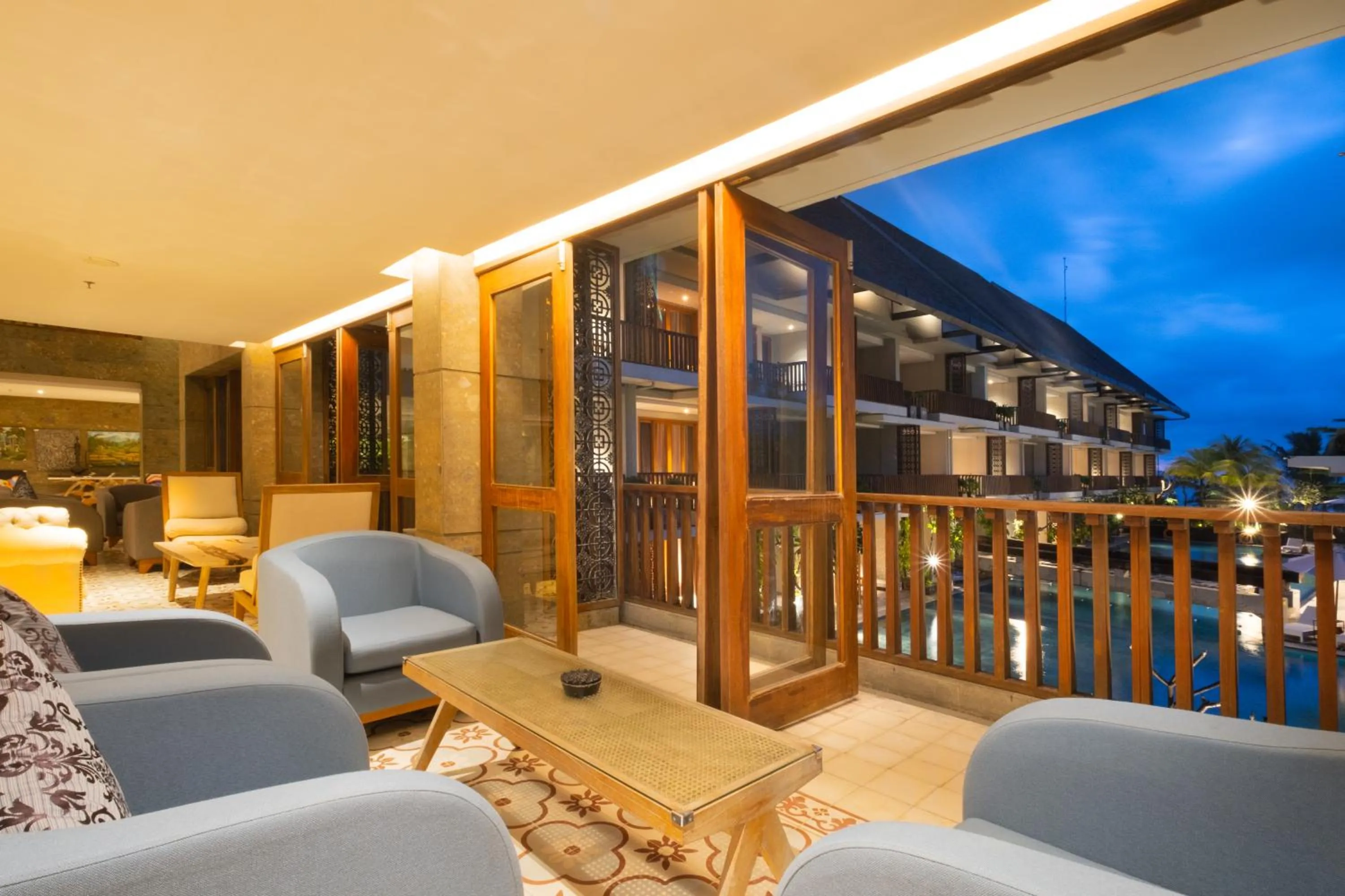 Lobby or reception in Swarga Suites Bali Berawa, Marclan Collection