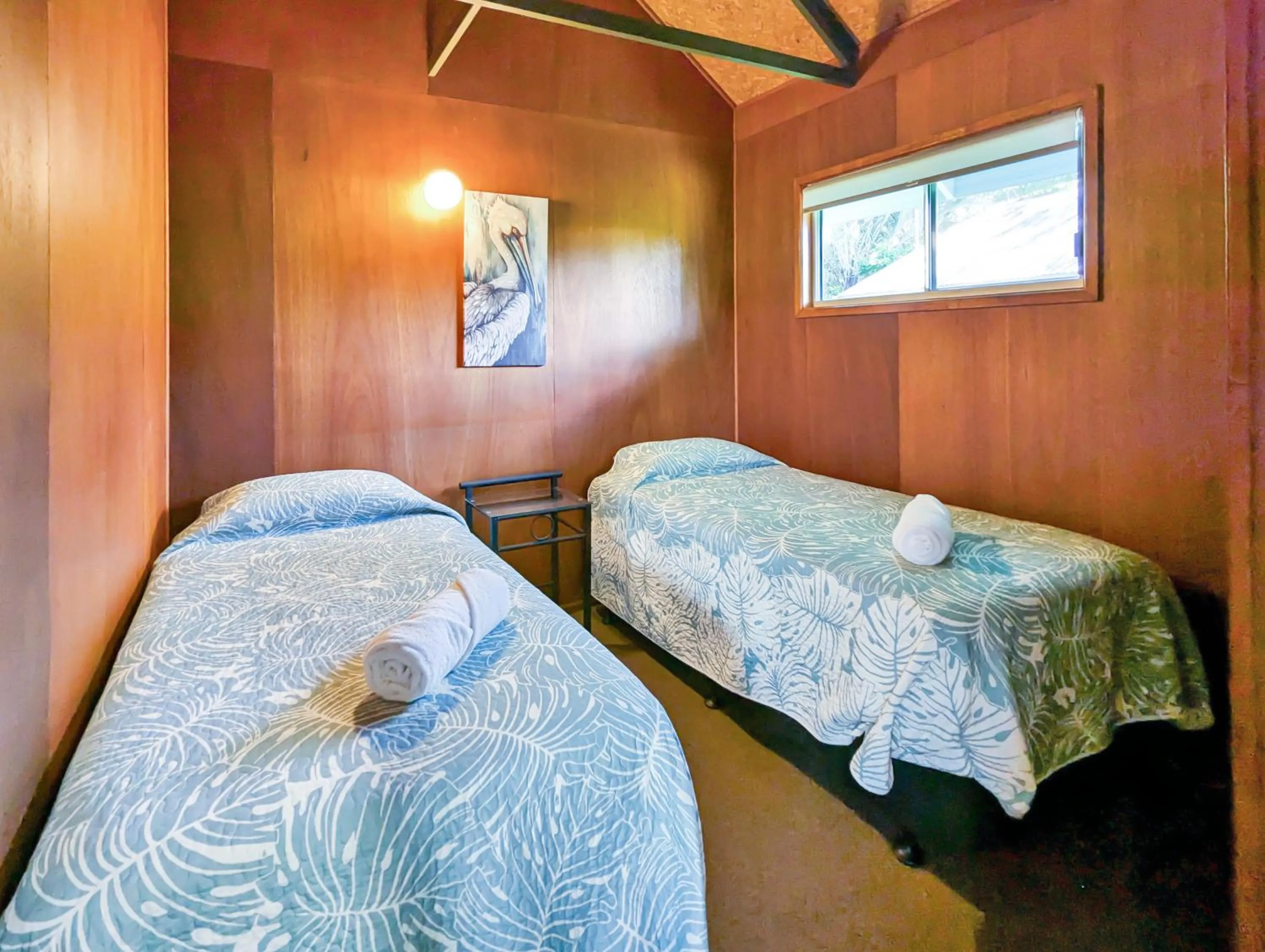 Bed in Gumnut Glen Cabins