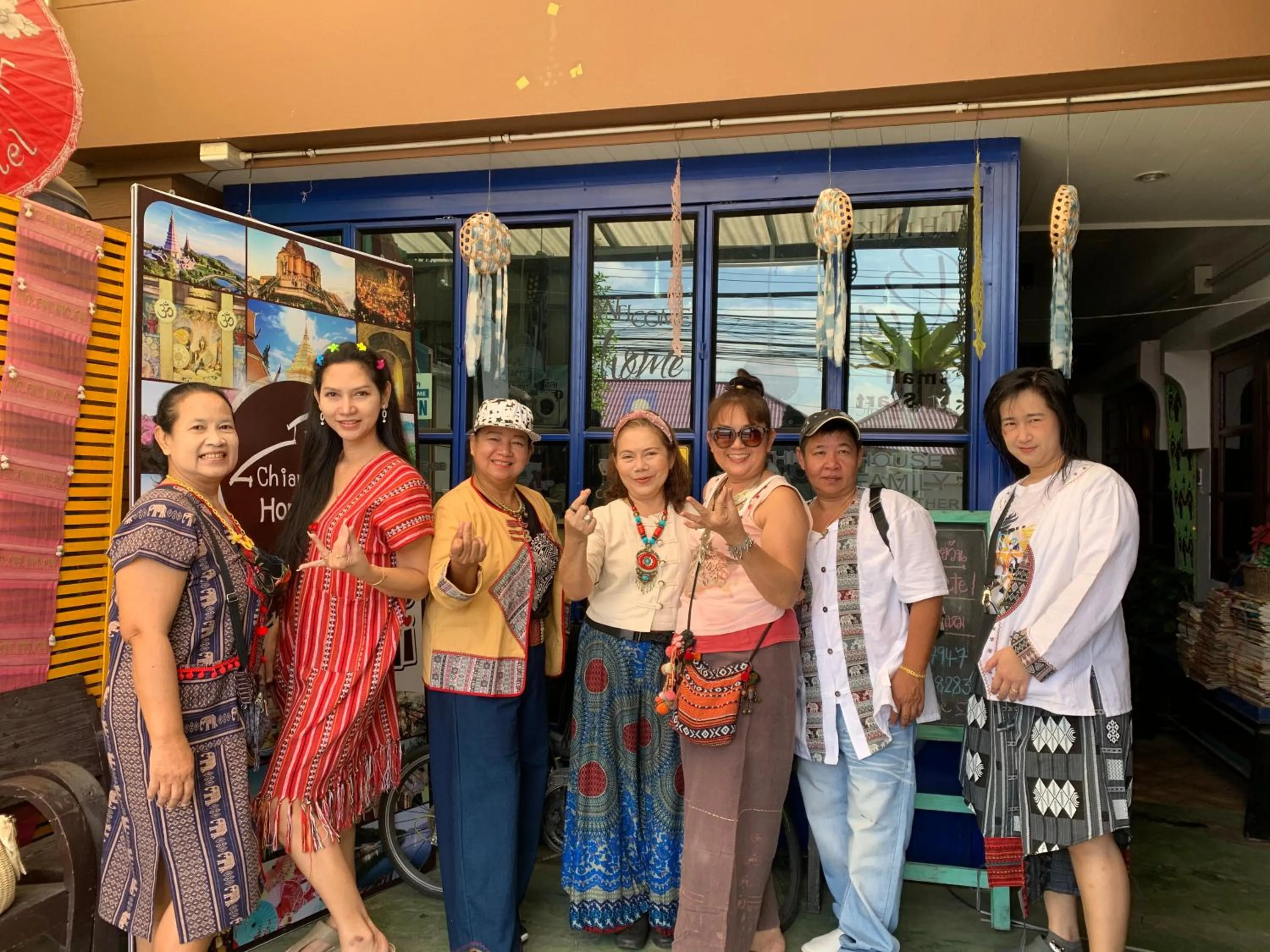 group of guests in Chiangmai HomeTeL