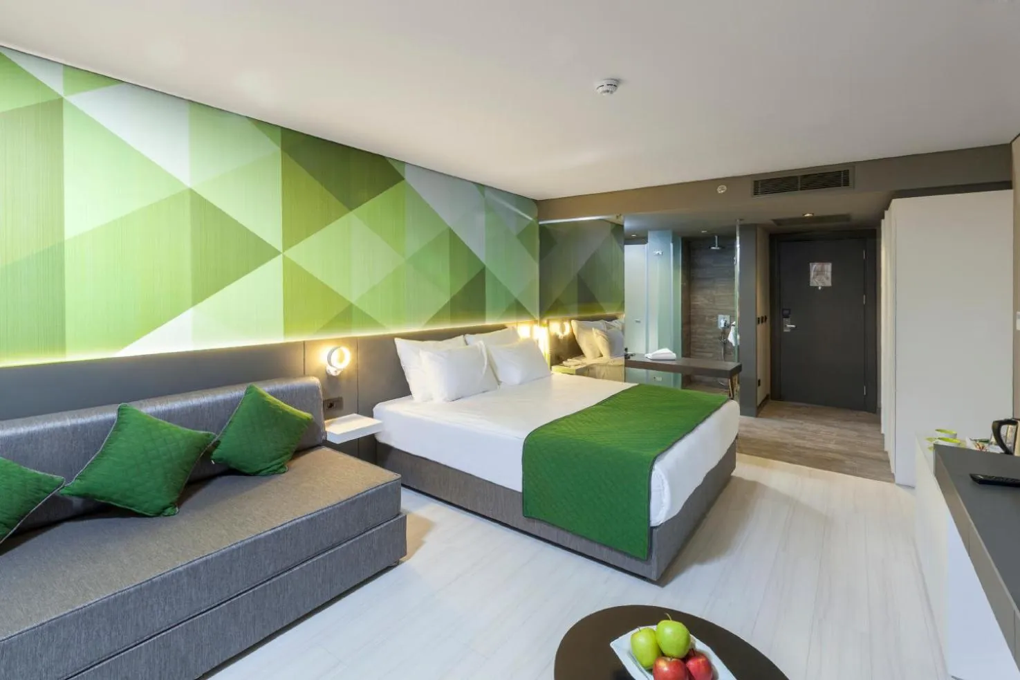 Bathroom, Bed in Bosphorus Sorgun Hotel Ultra All Inclusive