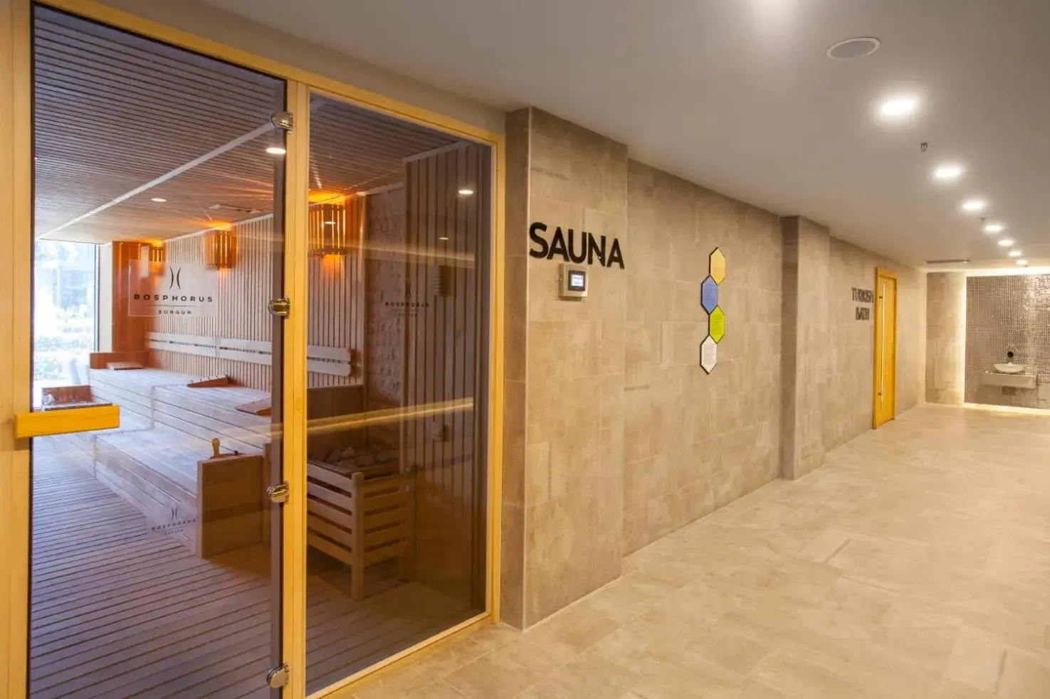 Sauna in Bosphorus Sorgun Hotel