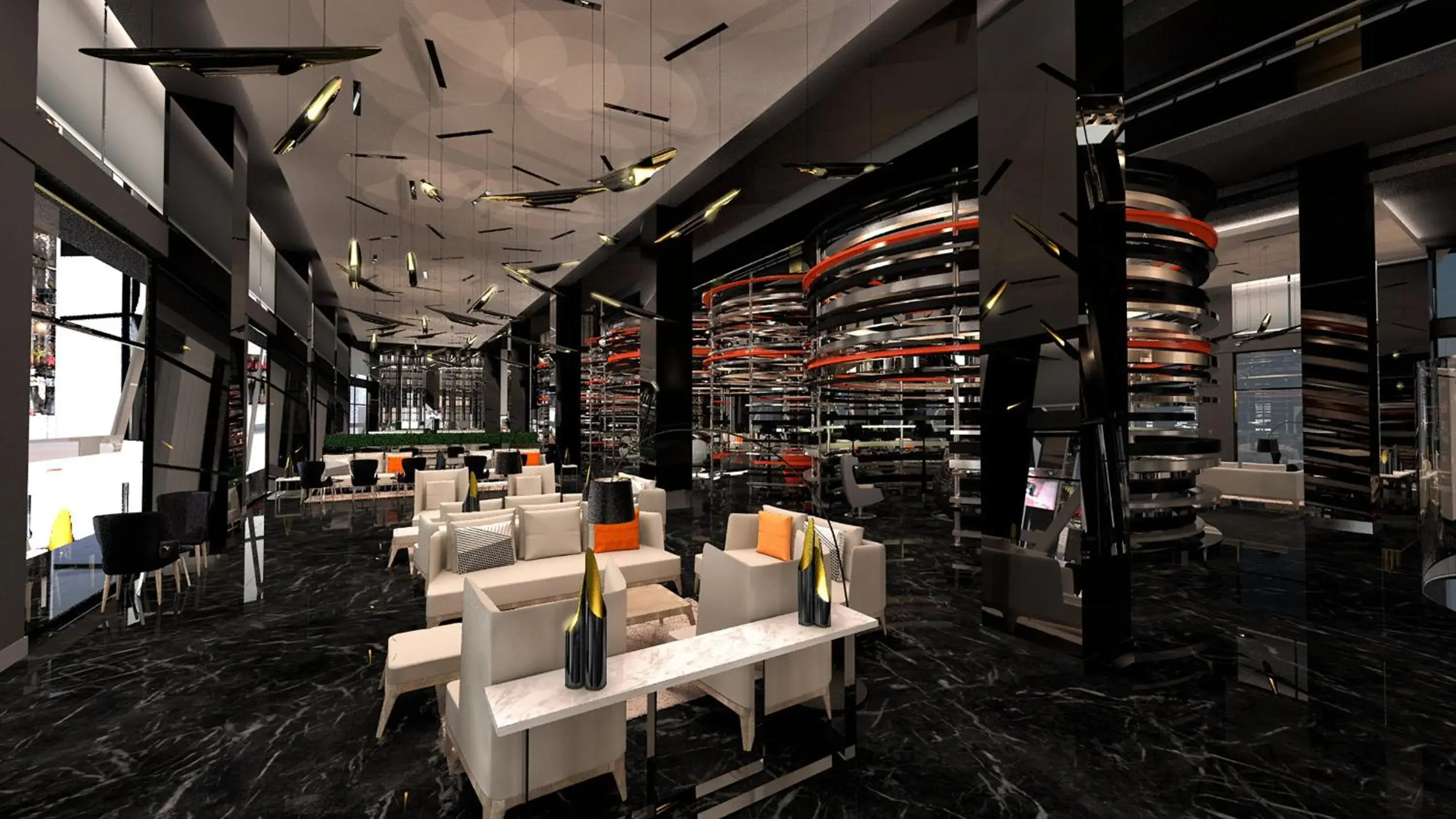 Lobby or reception, Restaurant/Places to Eat in Bosphorus Sorgun Hotel