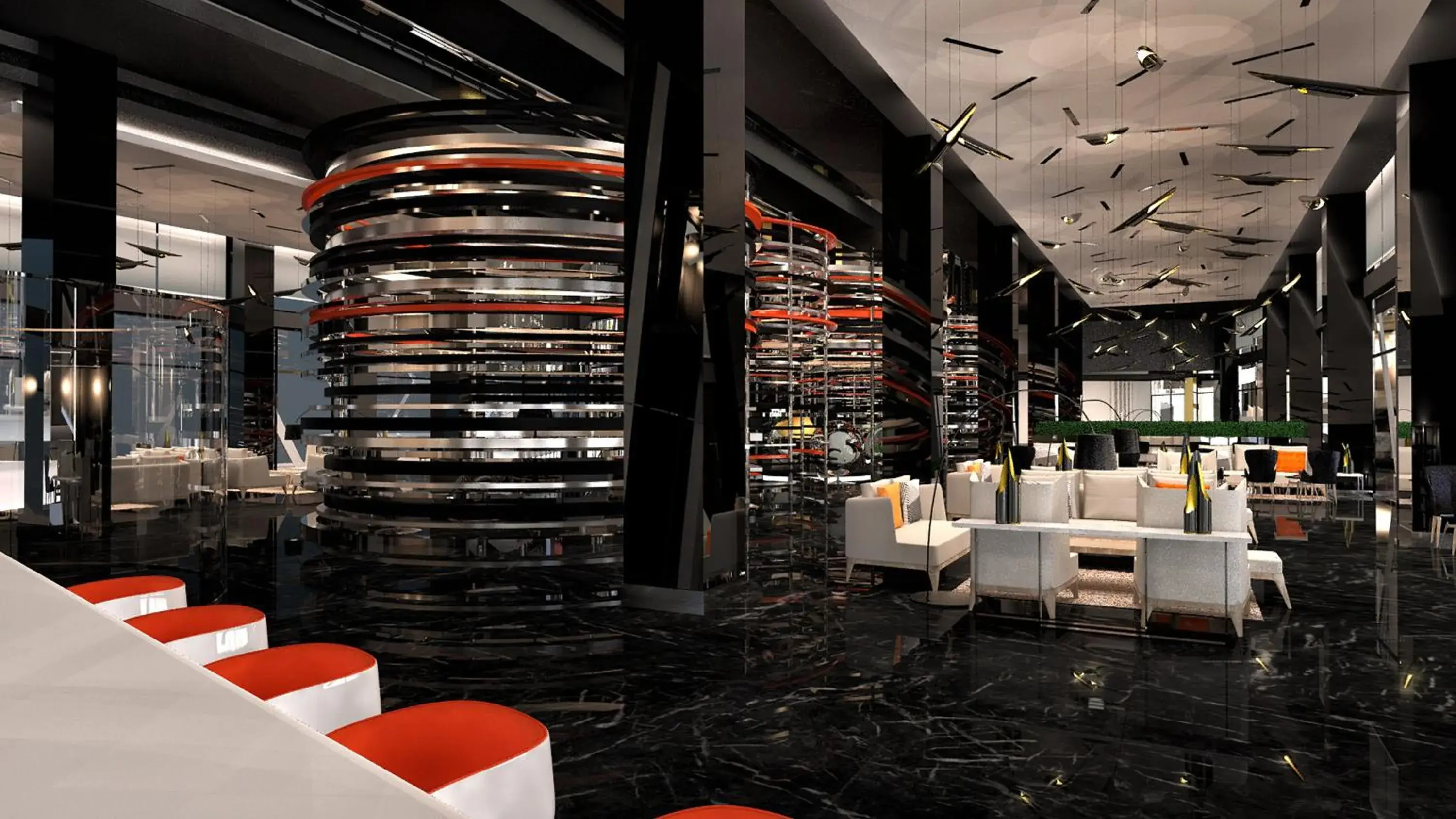 Lobby or reception, Restaurant/Places to Eat in Bosphorus Sorgun Hotel