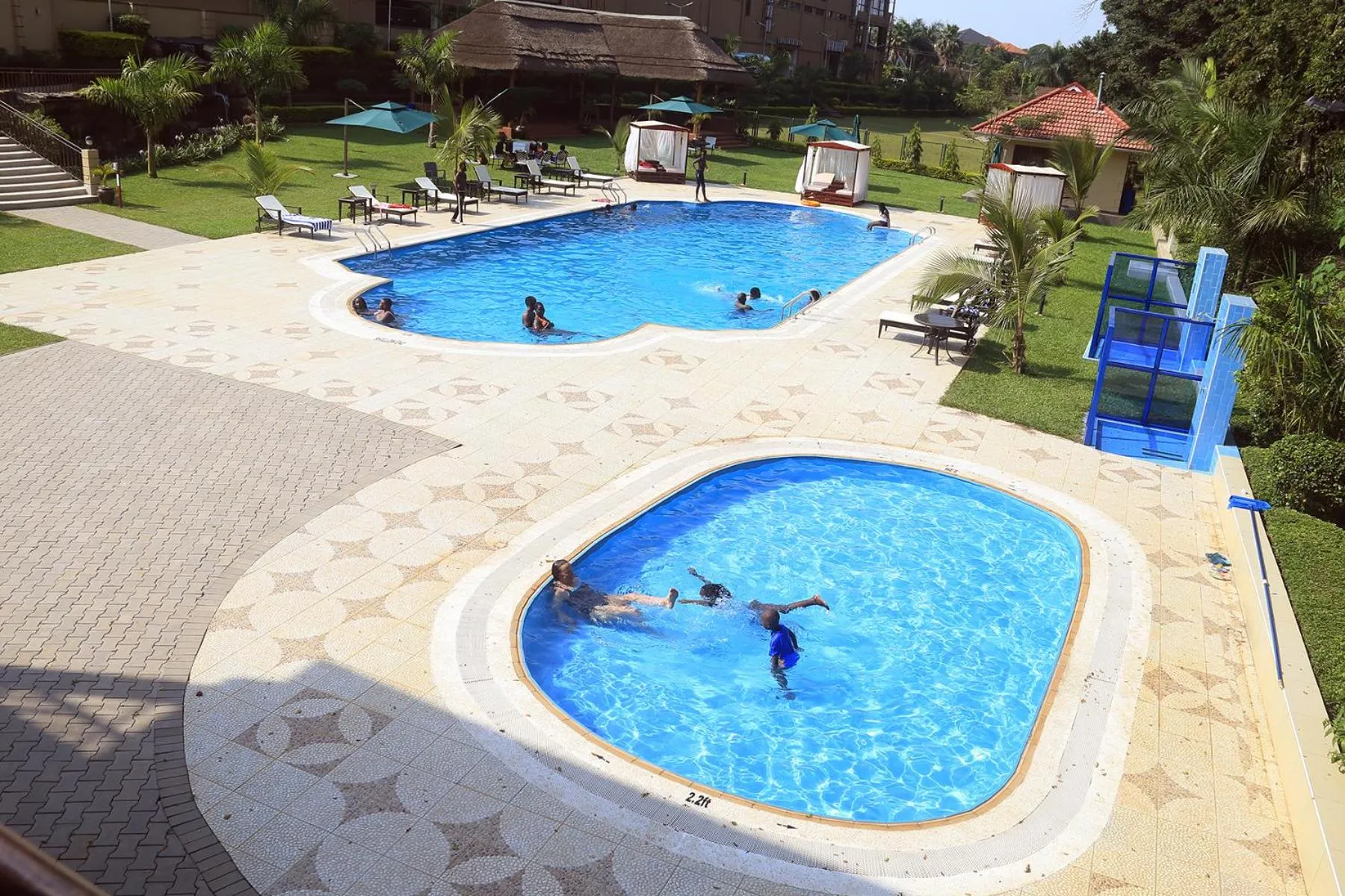 Swimming pool in Best Western Premier Garden Hotel Entebbe
