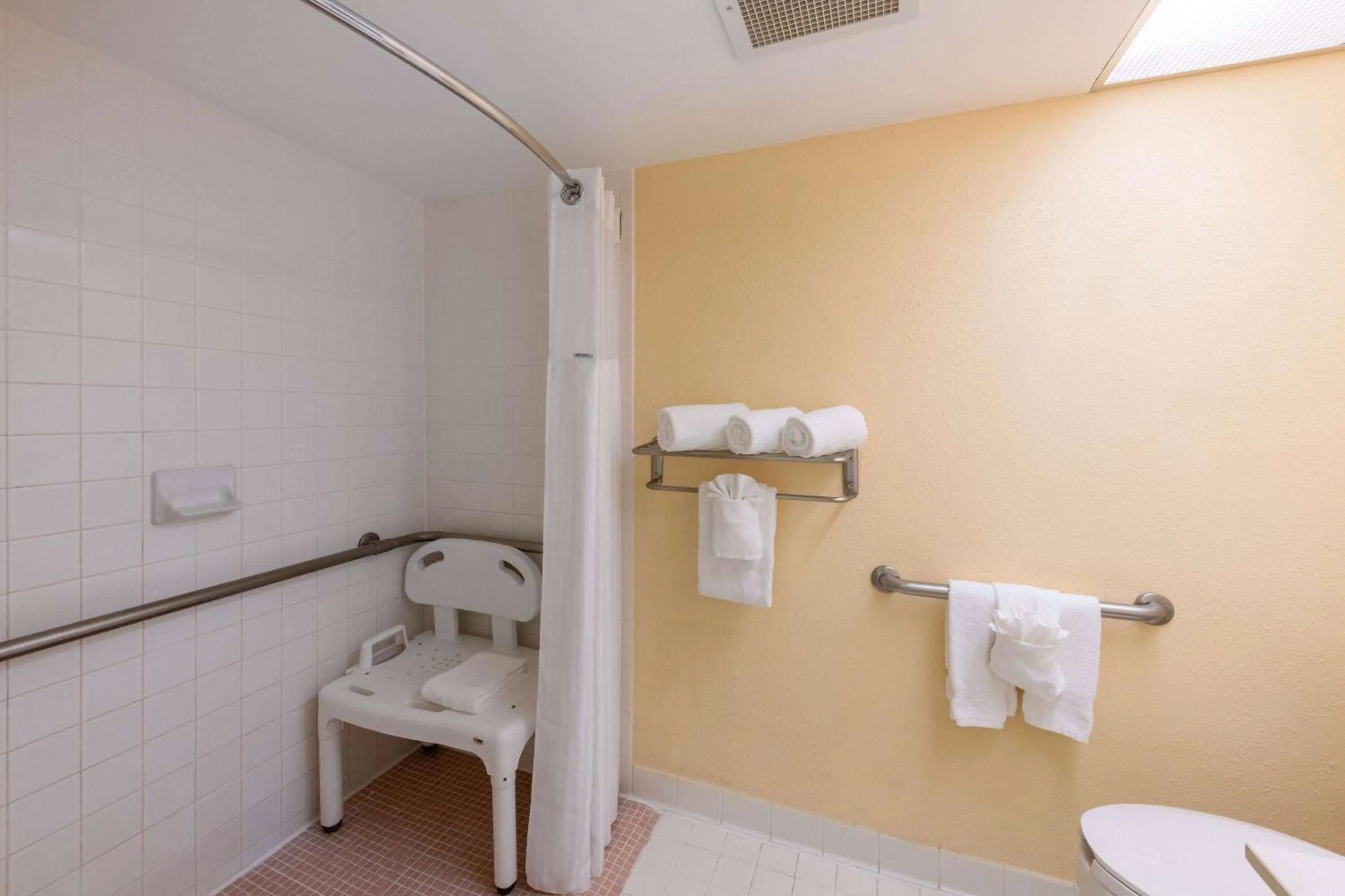 Shower in Ramada by Wyndham Kissimmee Gateway - Free Theme Park Shuttle