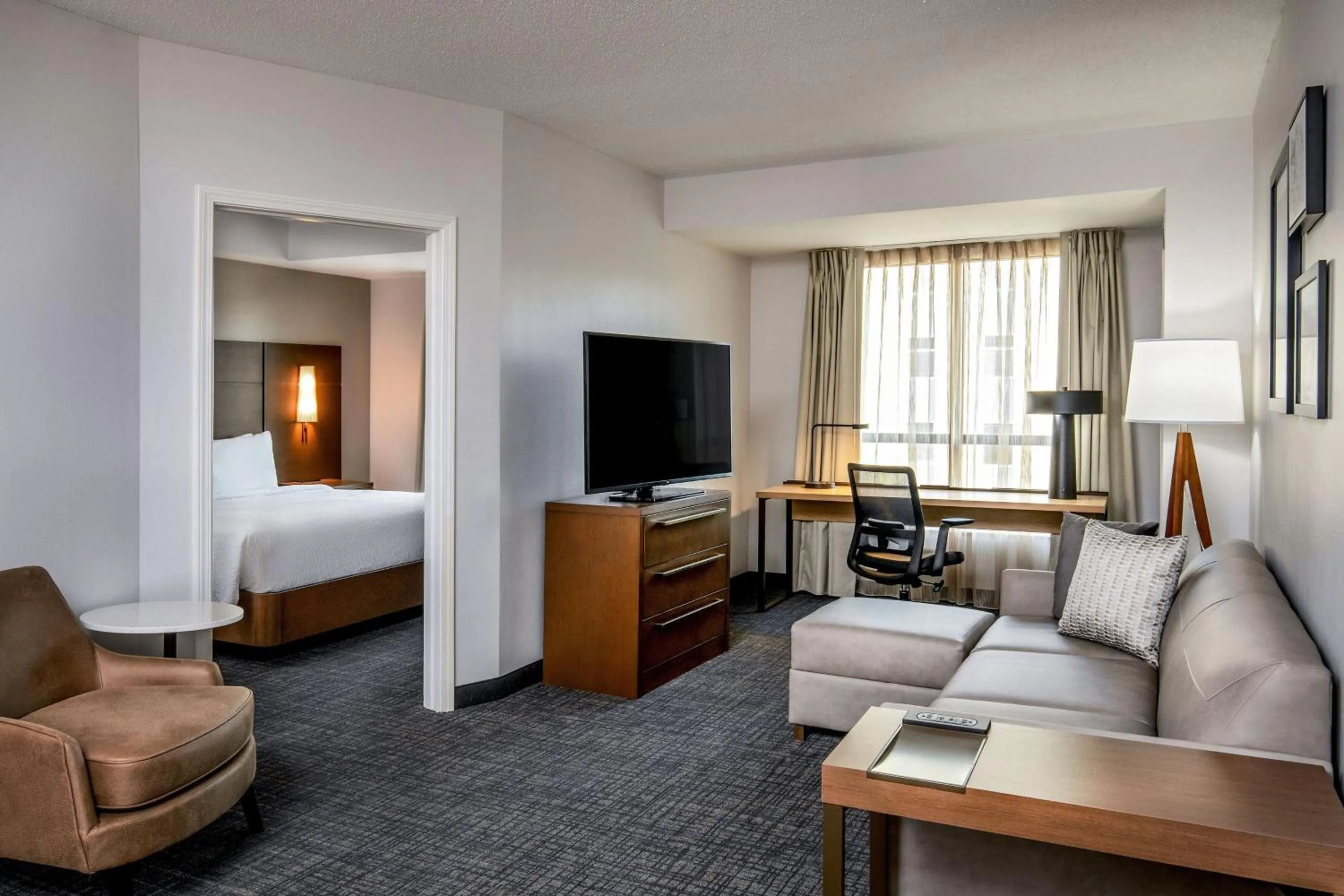 Bedroom, Bed in Residence Inn by Marriott Birmingham Downtown UAB