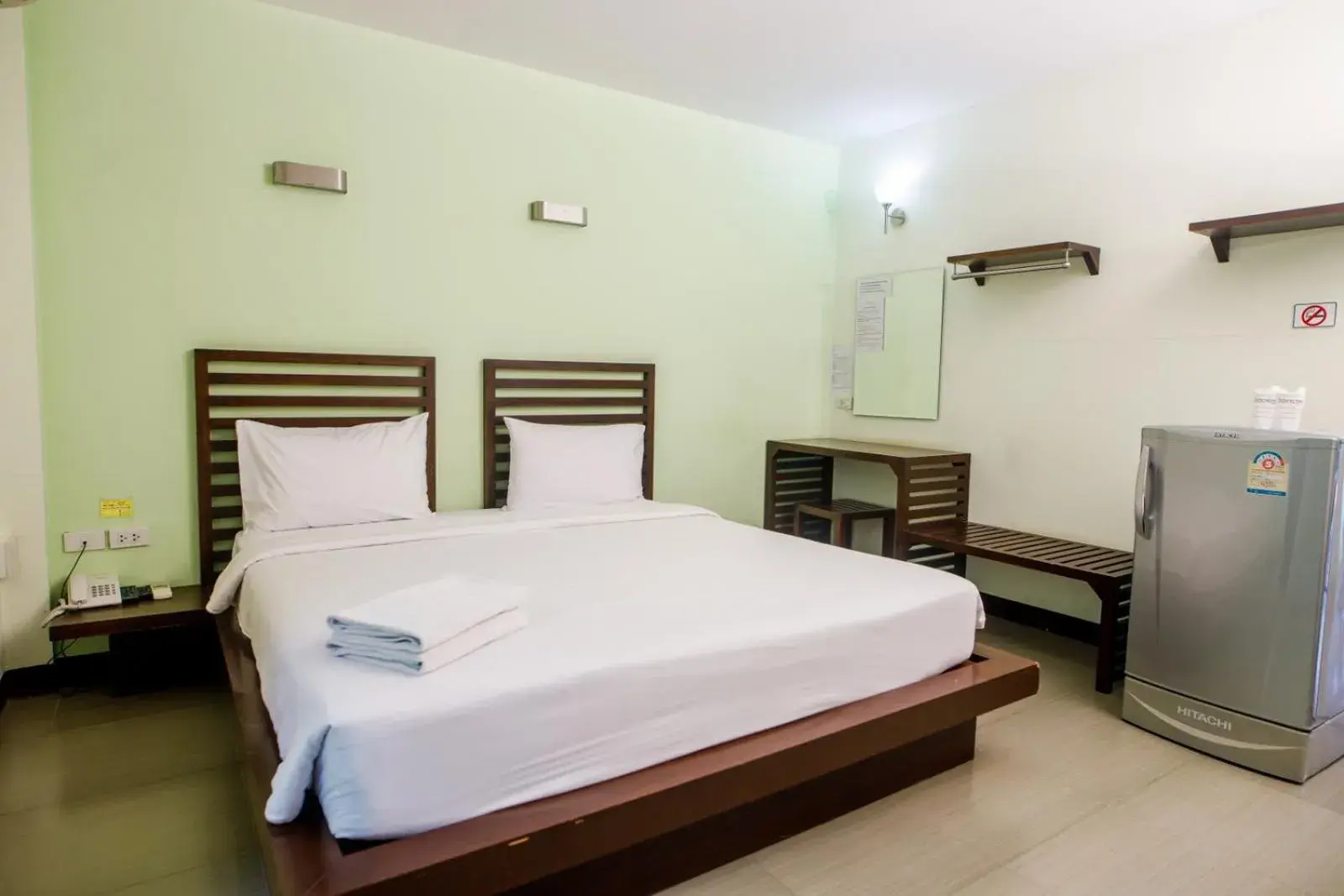 Bed in S Hotel Kanchanaburi Bed in S Hotel Kanchanaburi