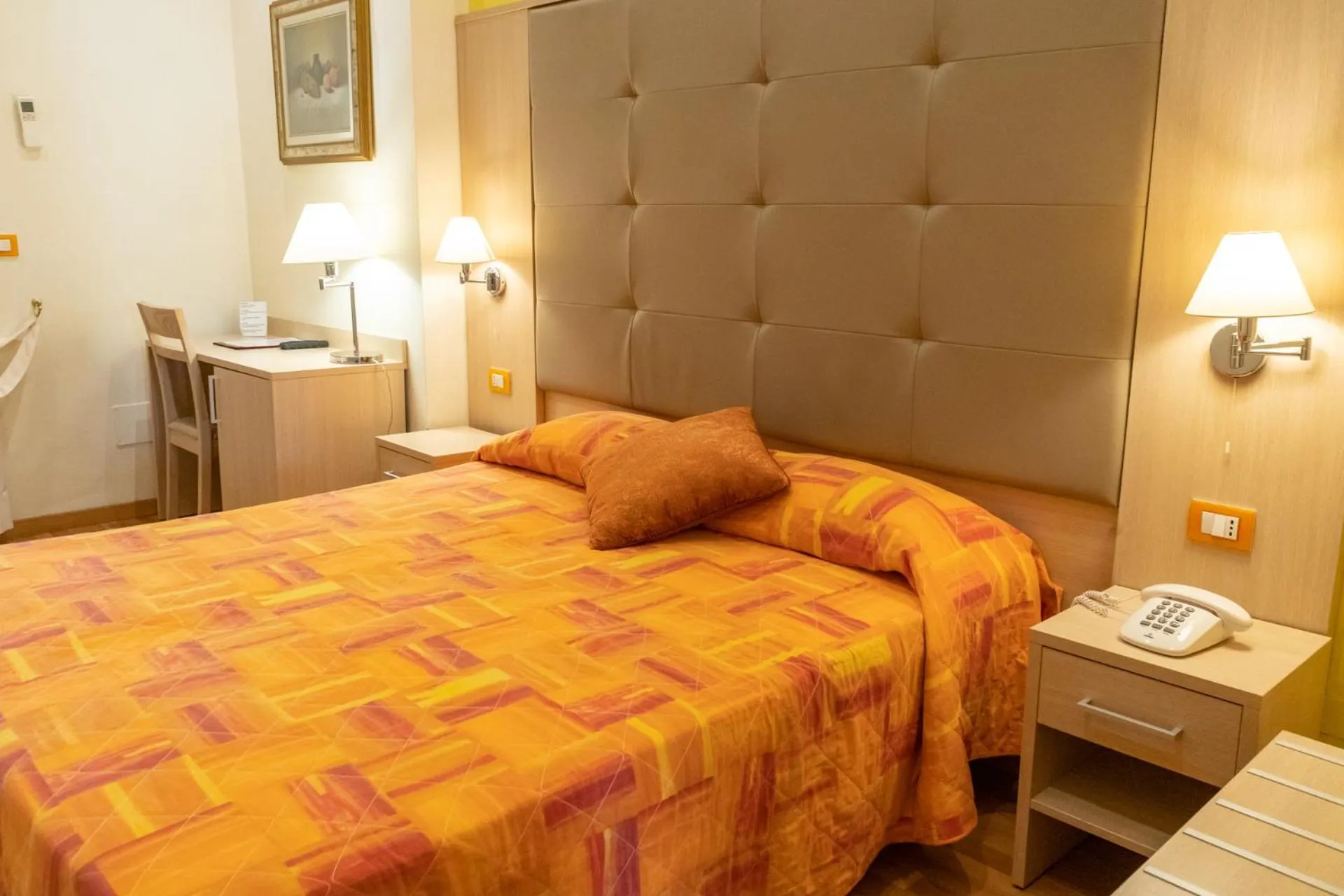 Bed in Hotel Alexander & Spa