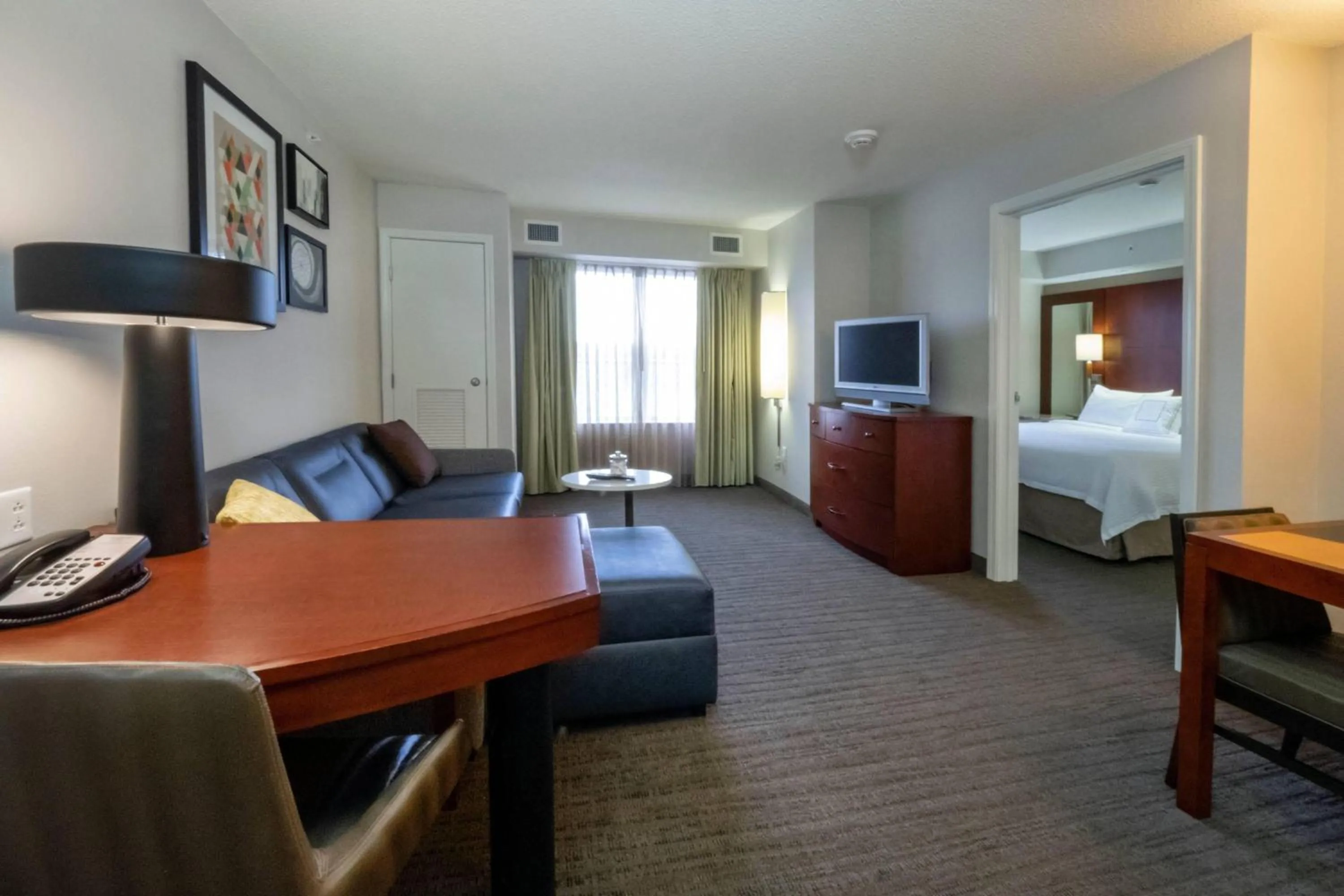 Living room, Bed in Residence Inn by Marriott Hazleton