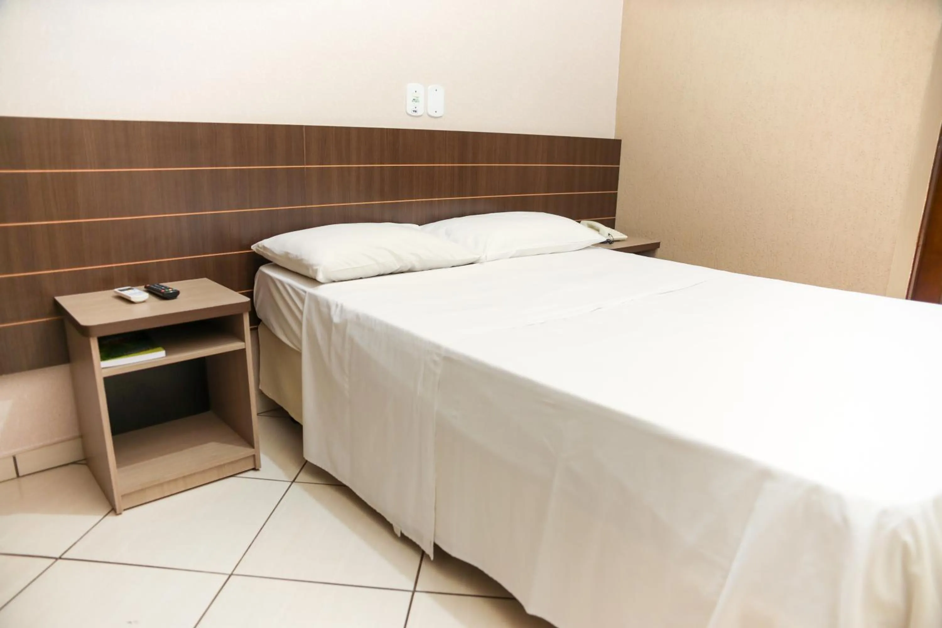 Bed in Hotel Villa Canoas