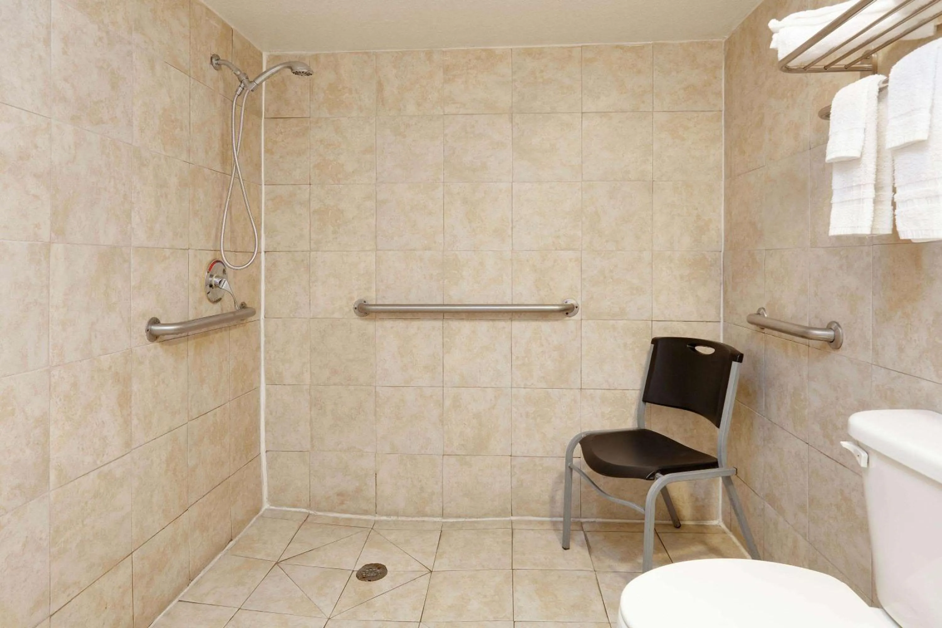 Shower in Super 8 by Wyndham San Antonio Pearl District Downtown