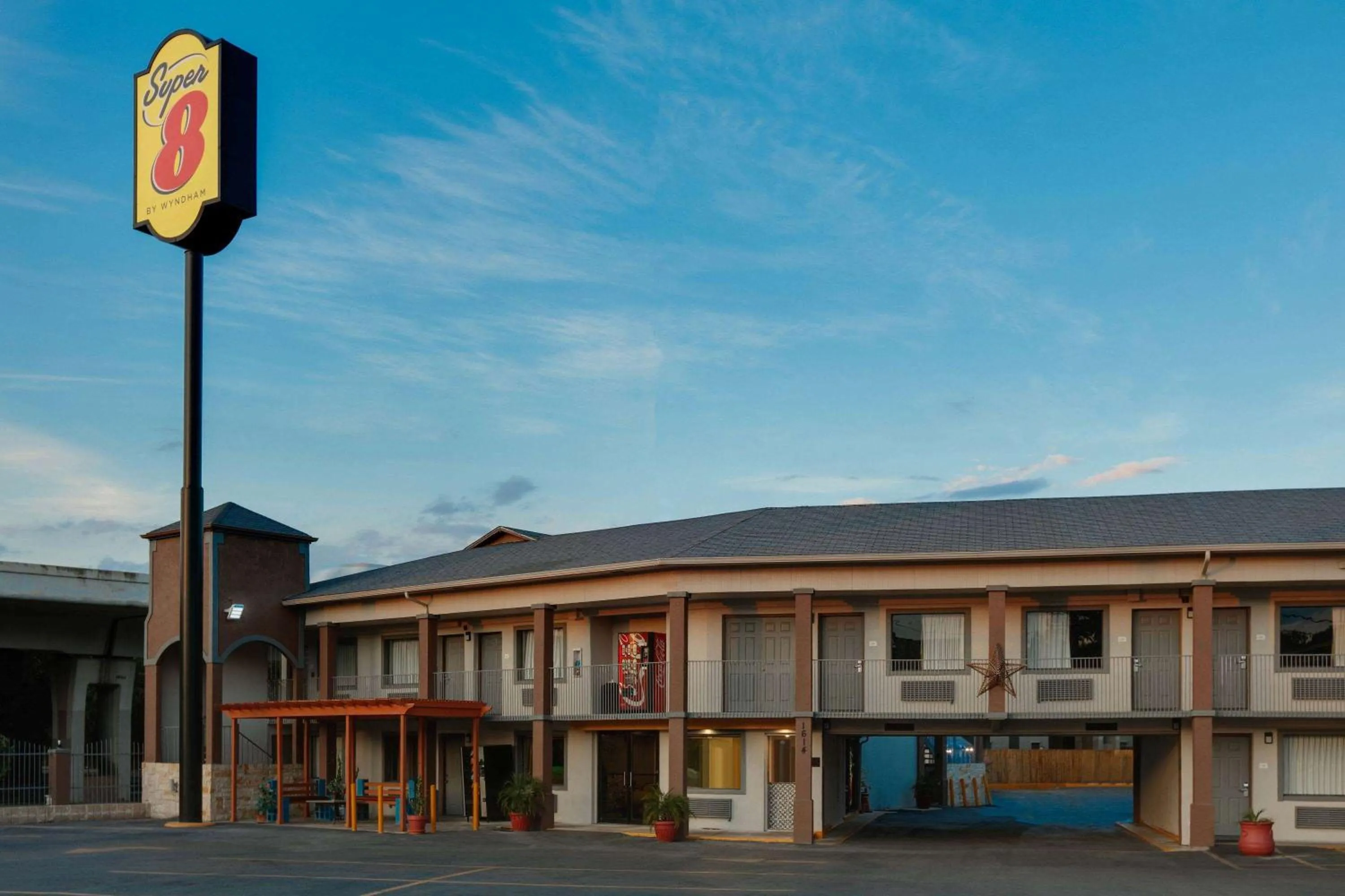 Property building in Super 8 by Wyndham San Antonio Pearl District Downtown