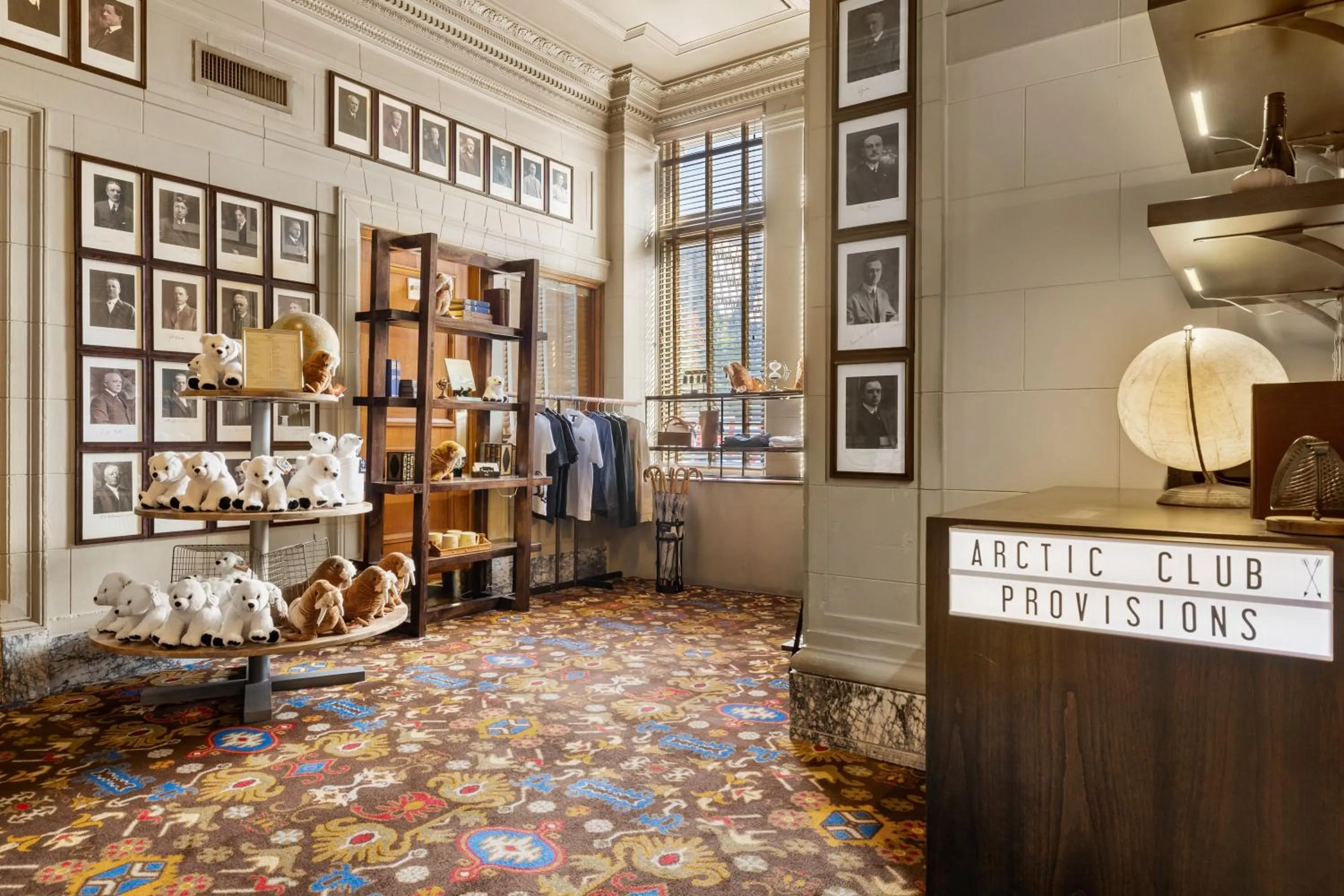 On-site shops in Arctic Club Hotel