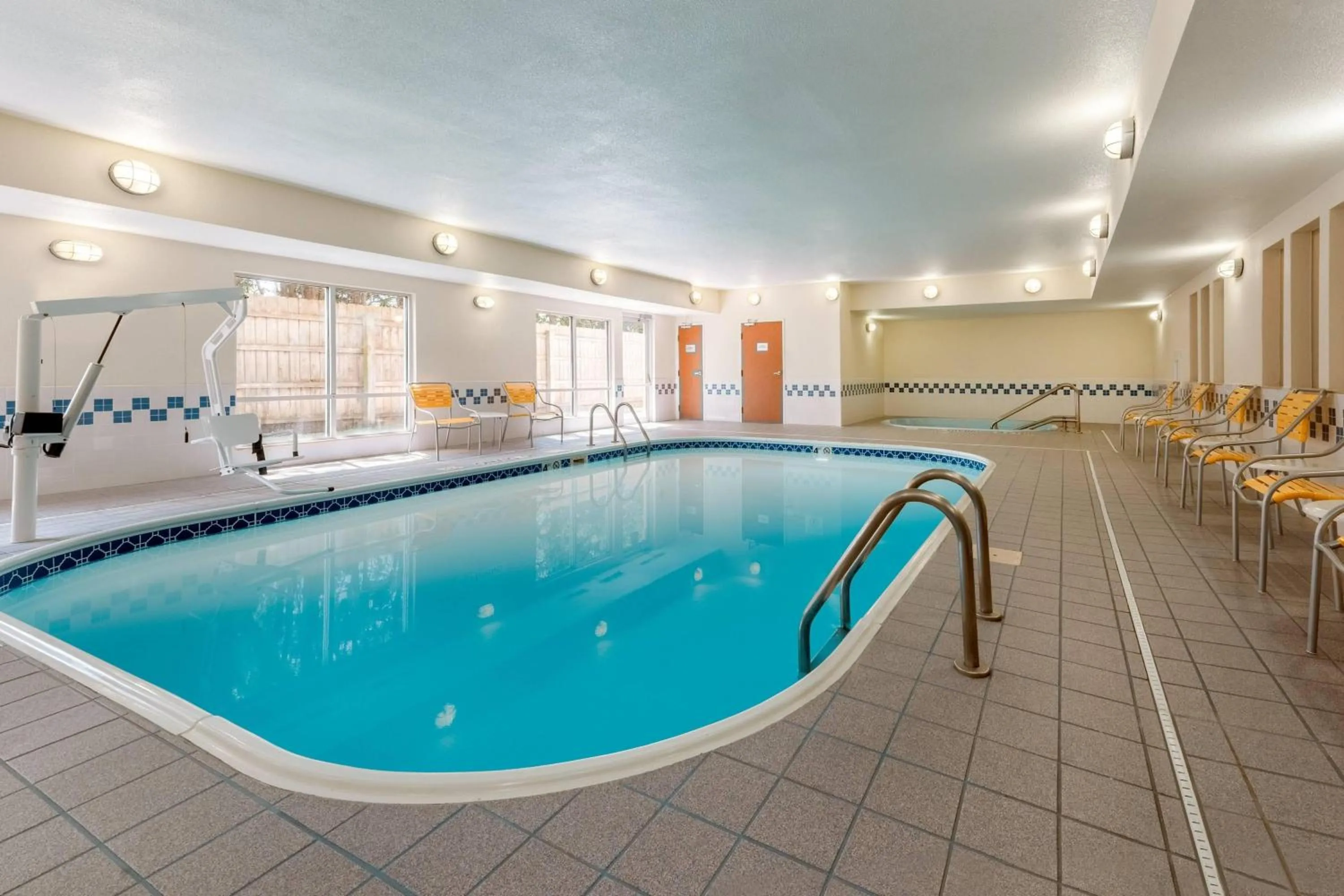 Swimming pool in Fairfield Inn & Suites Stevens Point