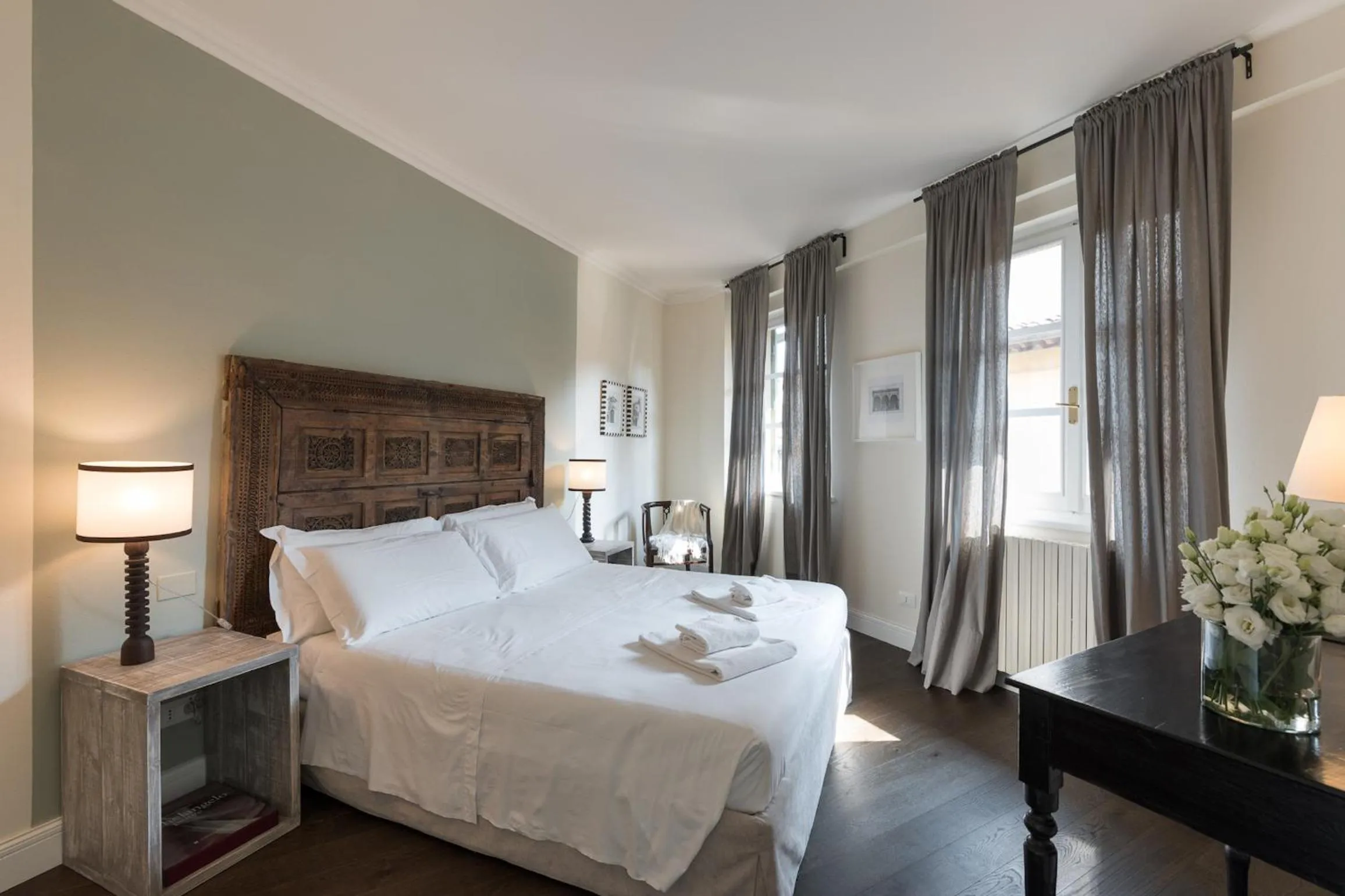 Bedroom, Bed in Novella Goldoni Suite-by Florence Concierge