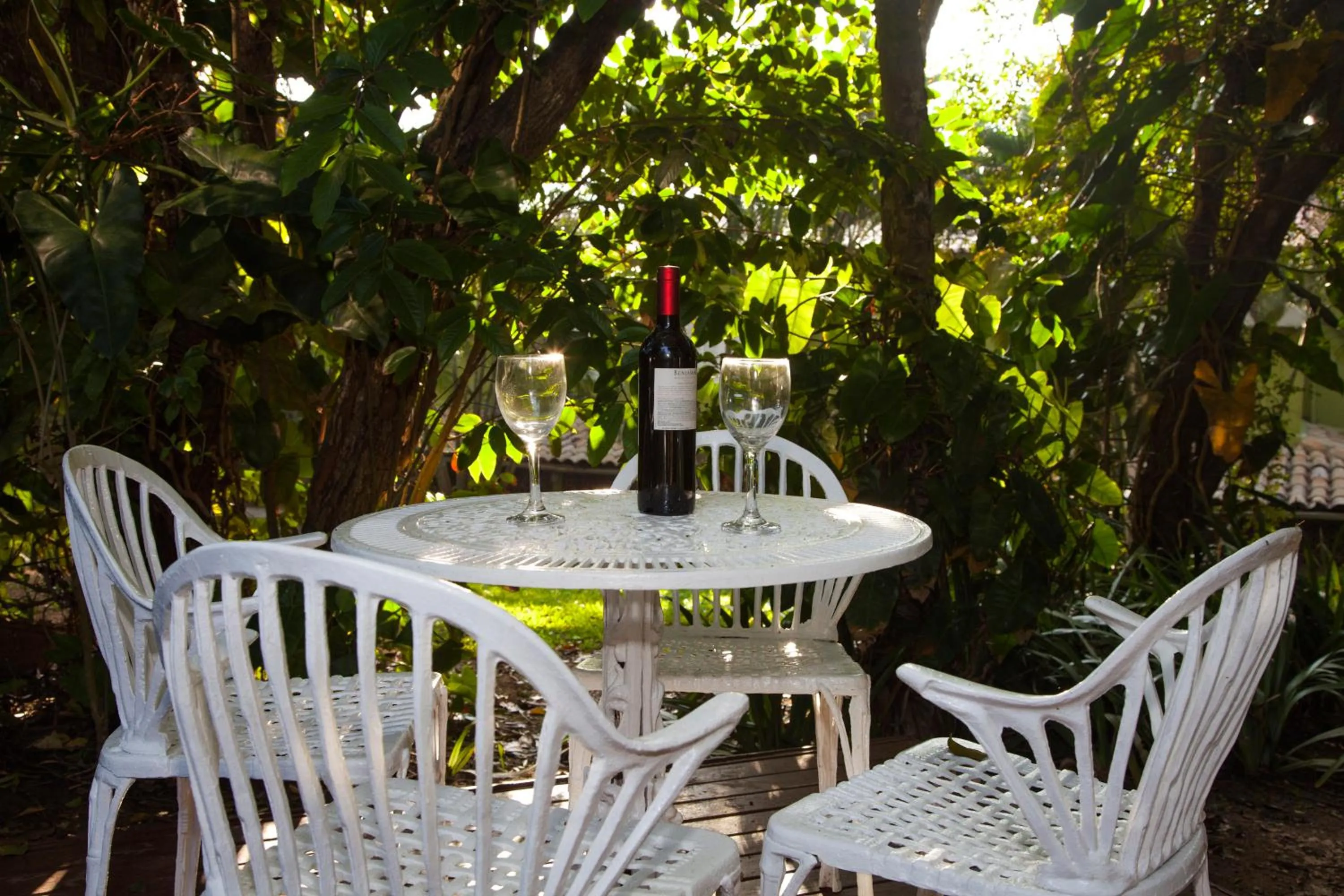 Garden view in Pousada dos Reis