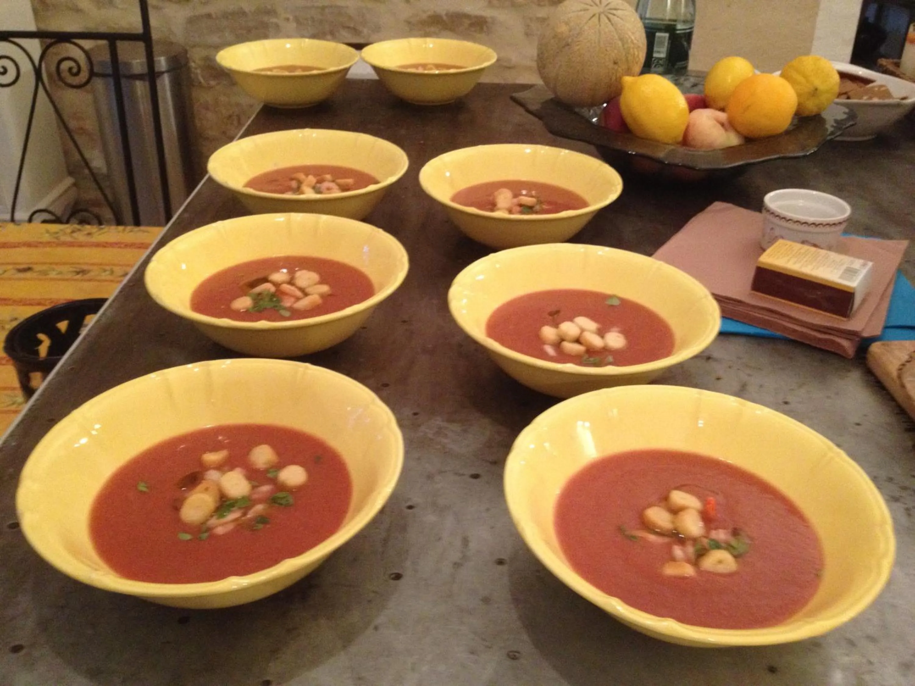 Dinner in B&B La Badelle