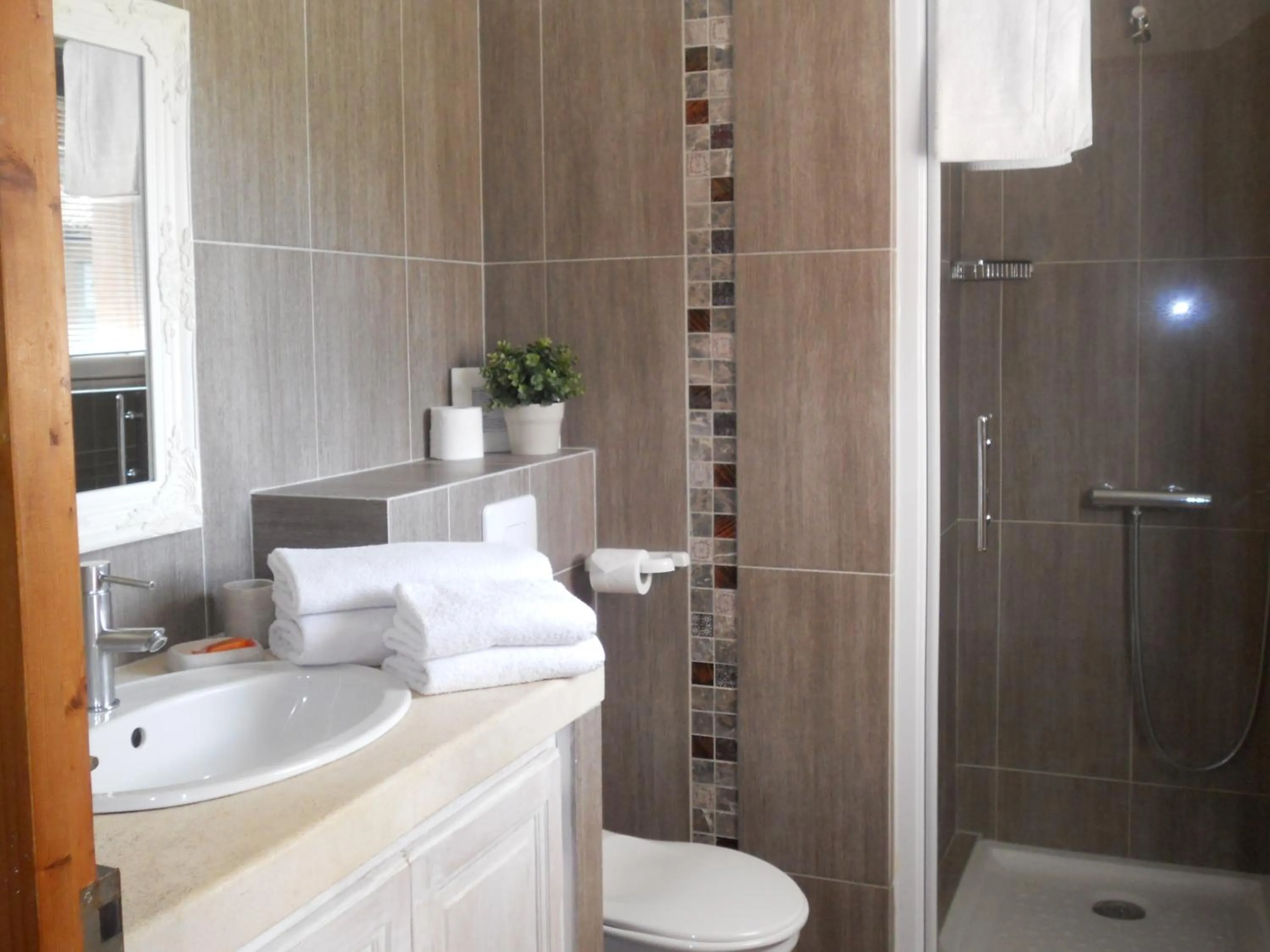 Bathroom in B&B La Badelle