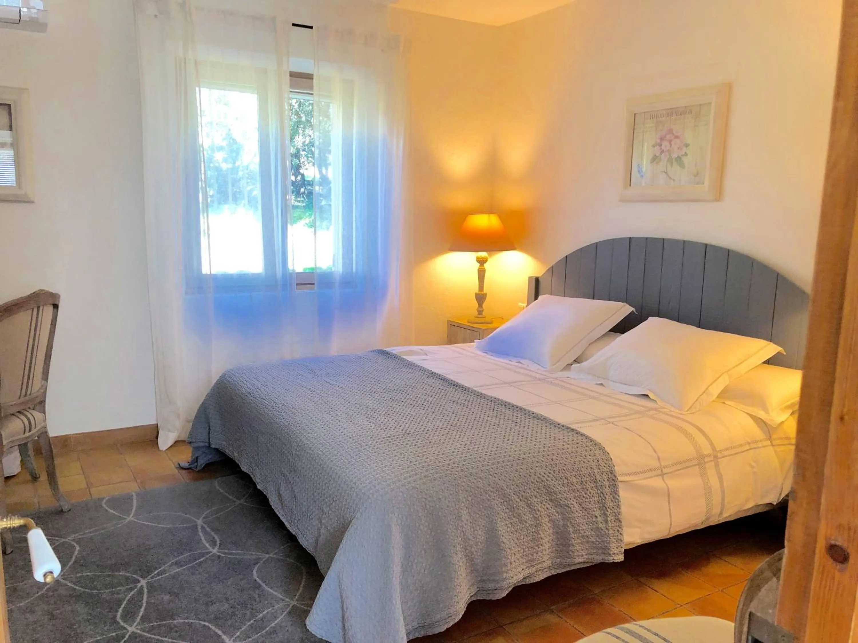 Bedroom, Bed in B&B La Badelle