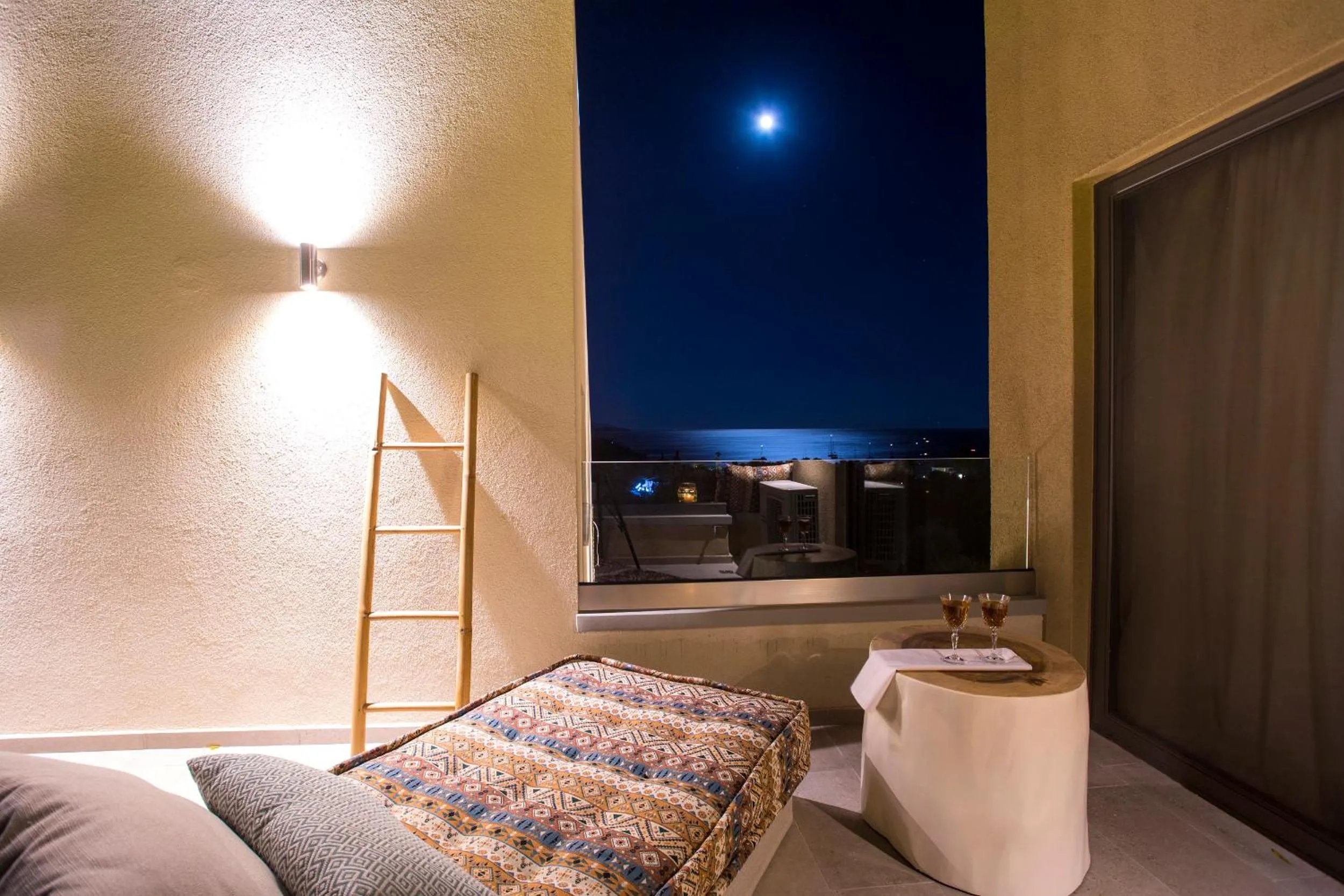 Night, Bed in Golden Bay Suites & Maisonettes