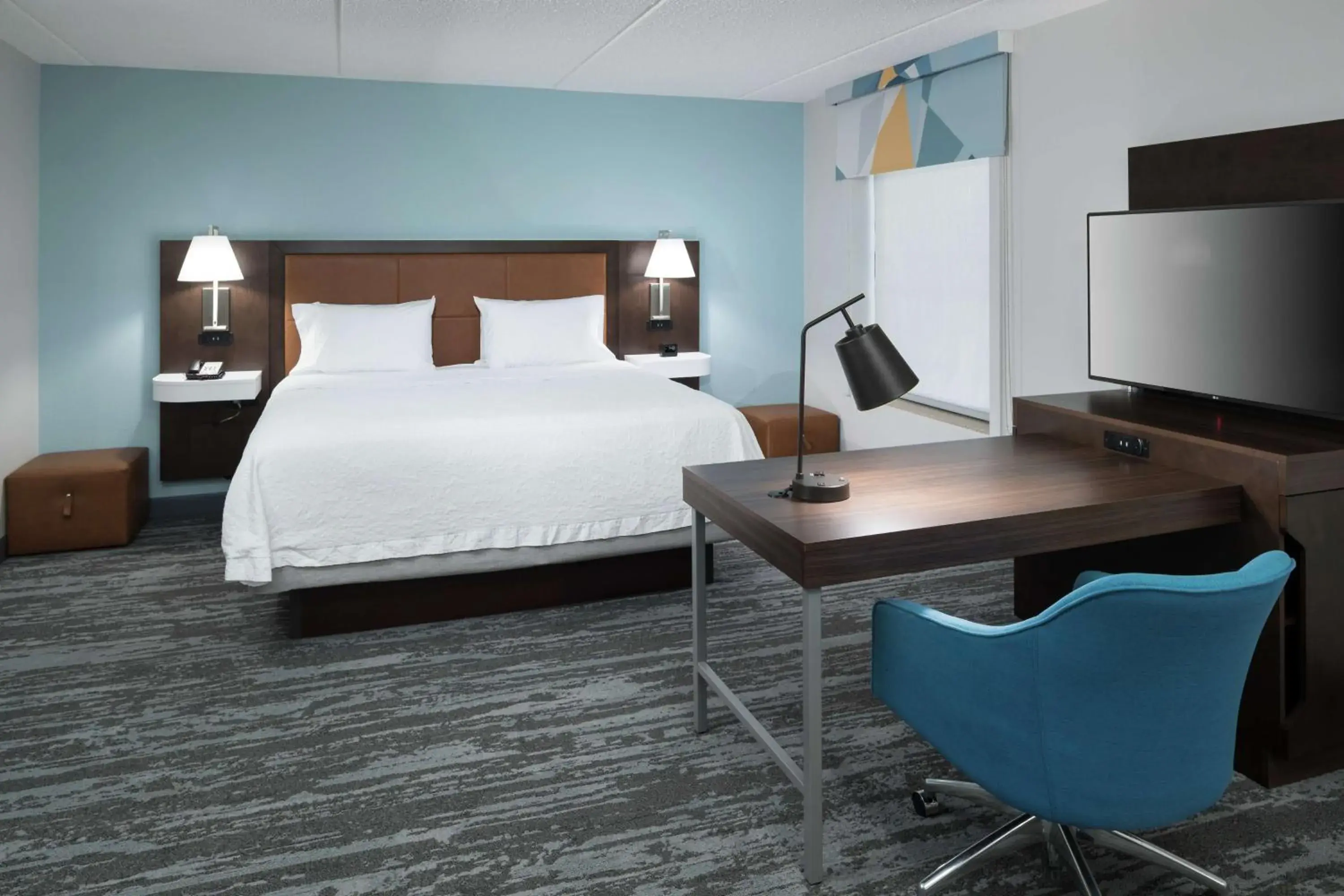 Bedroom, Bed in Hampton Inn & Suites Panama City Beach-Pier Park Area Bedroom, Bed in Hampton Inn & Suites Panama City Beach-Pier Park Area