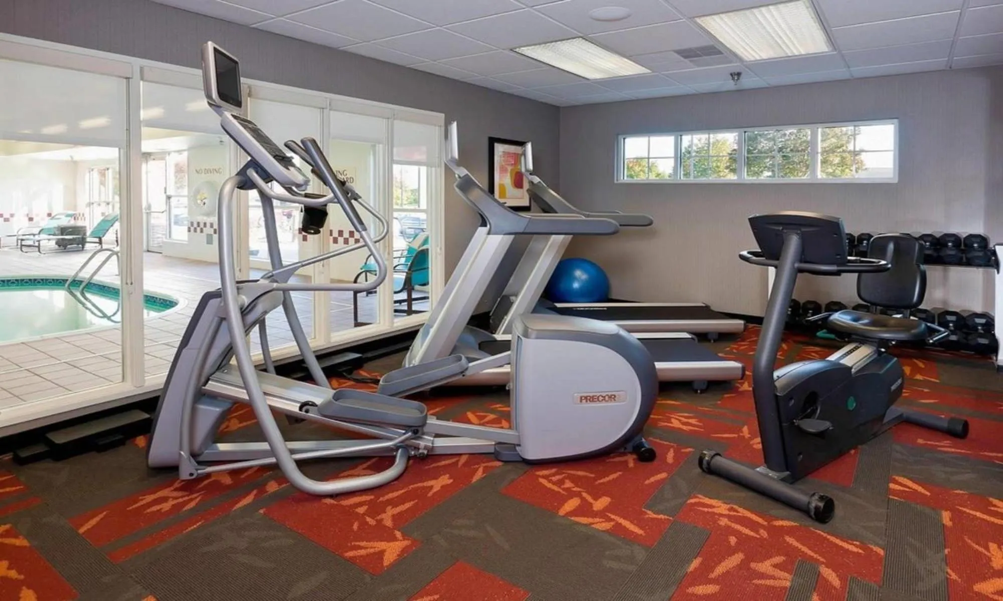 Fitness centre/facilities in MainStay Suites Appleton Airport - Fox River Mall Area