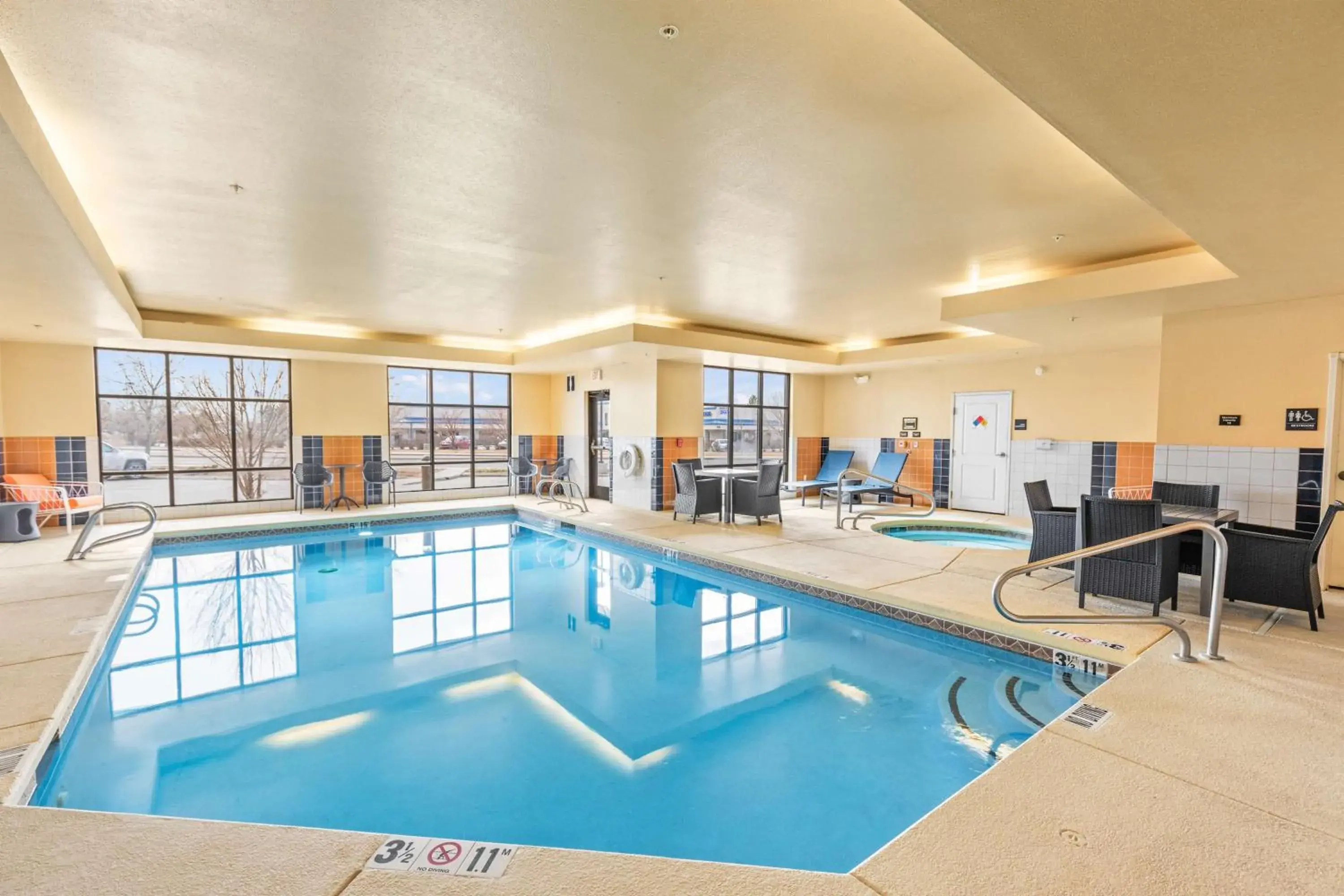 Pool view in Hampton Inn Denver Northeast-Brighton Pool view in Hampton Inn Denver Northeast-Brighton