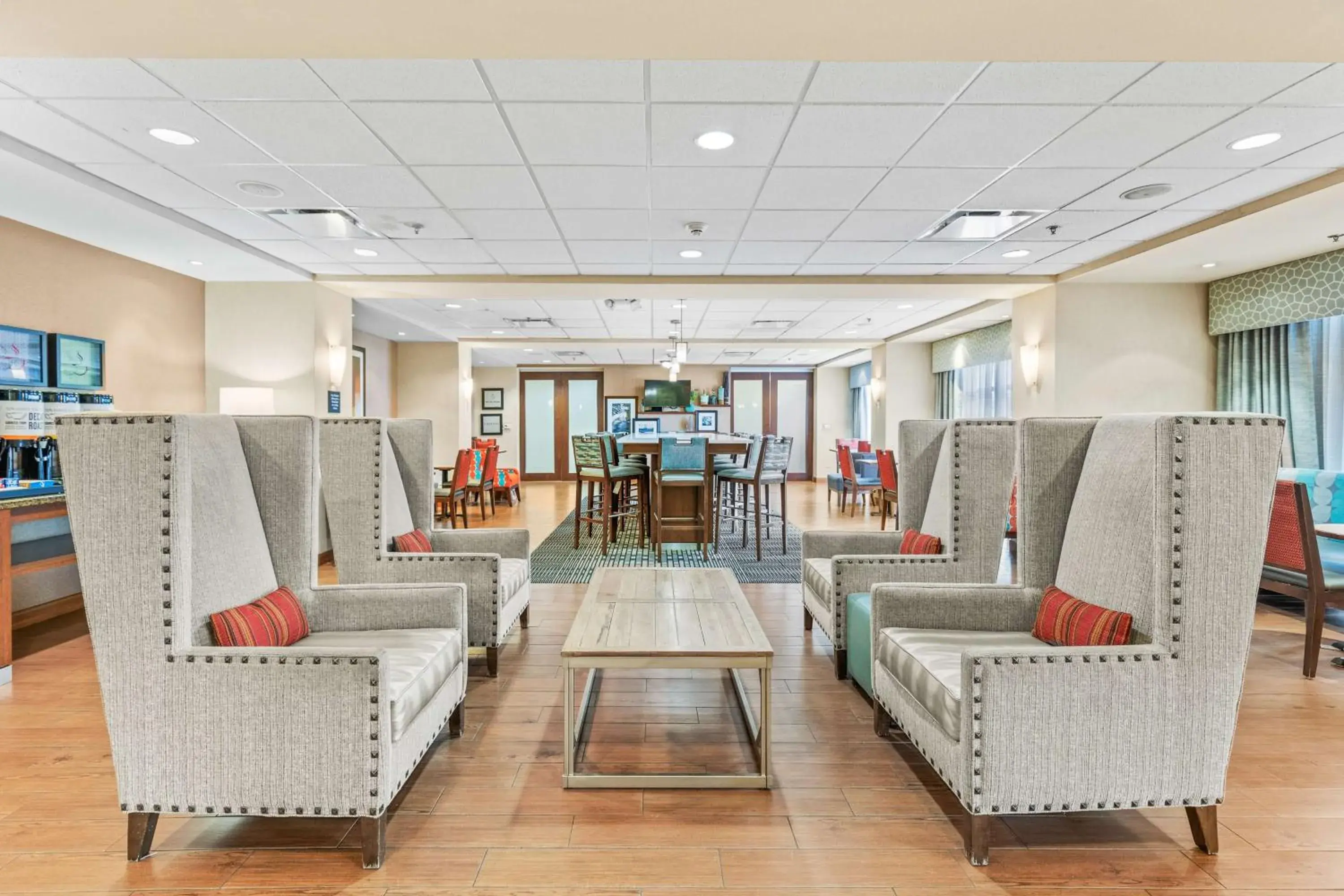 Lobby or reception in Hampton Inn Denver Northeast-Brighton Lobby or reception in Hampton Inn Denver Northeast-Brighton