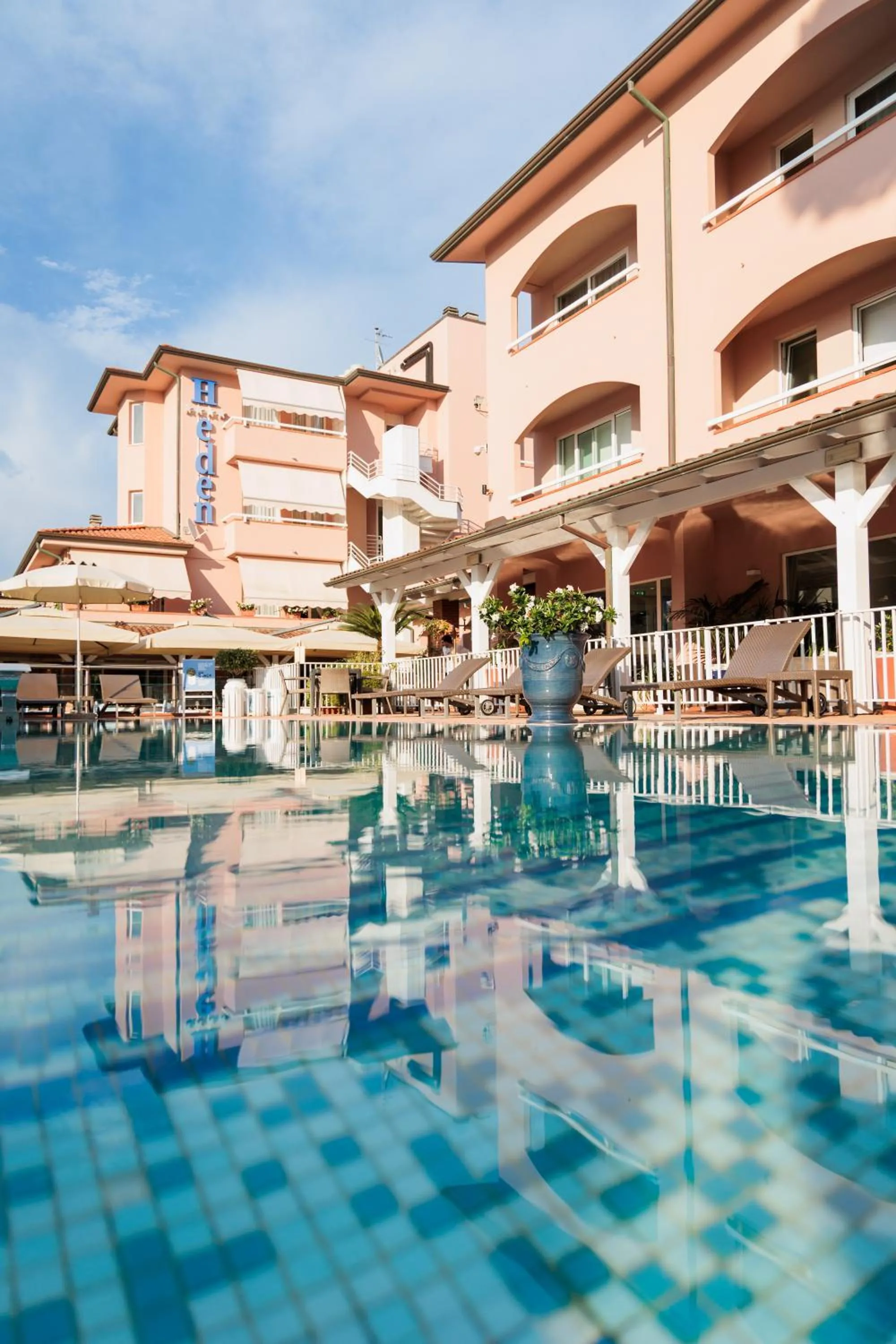 Property building in Hotel Eden