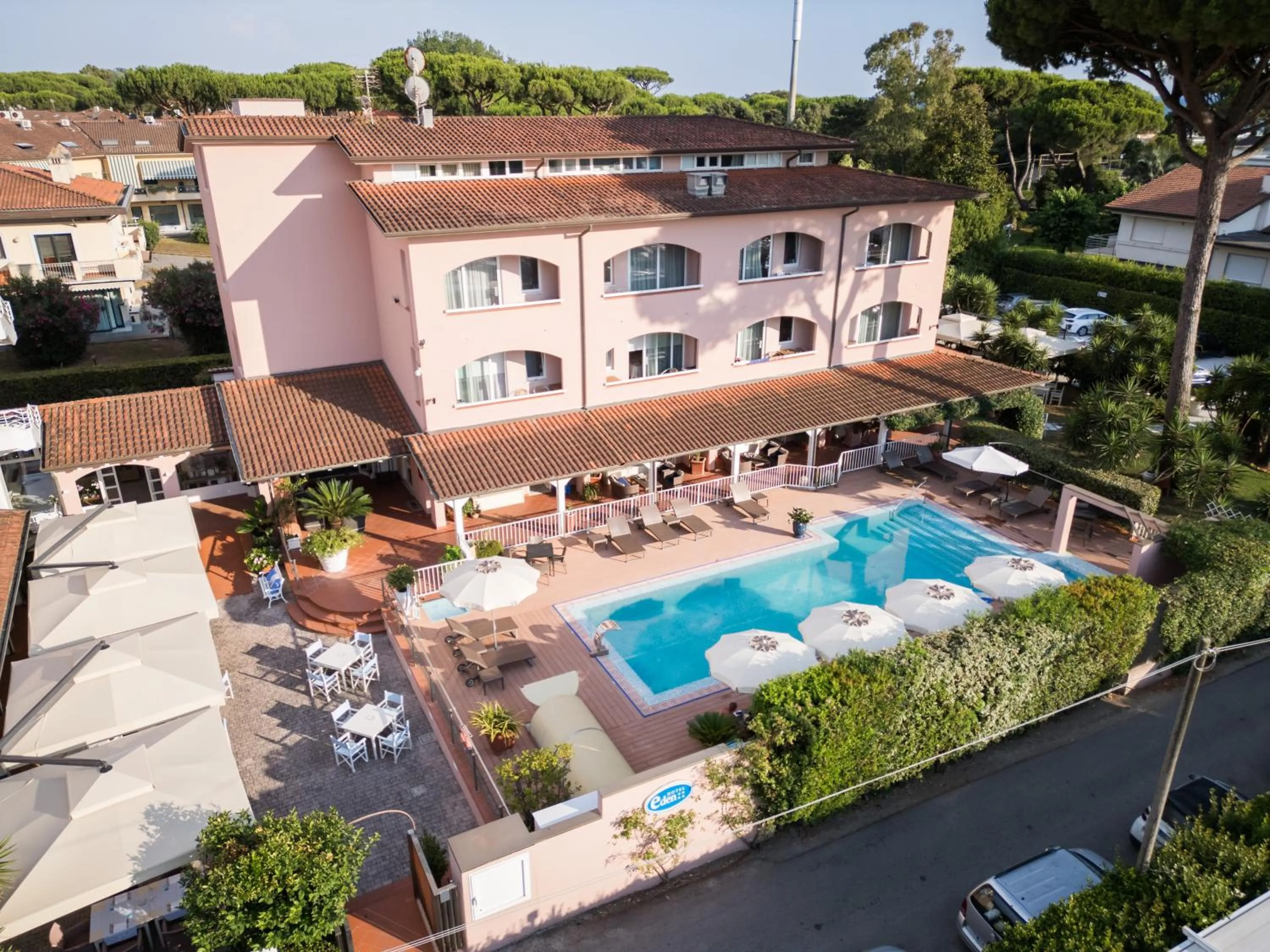 Property building in Hotel Eden