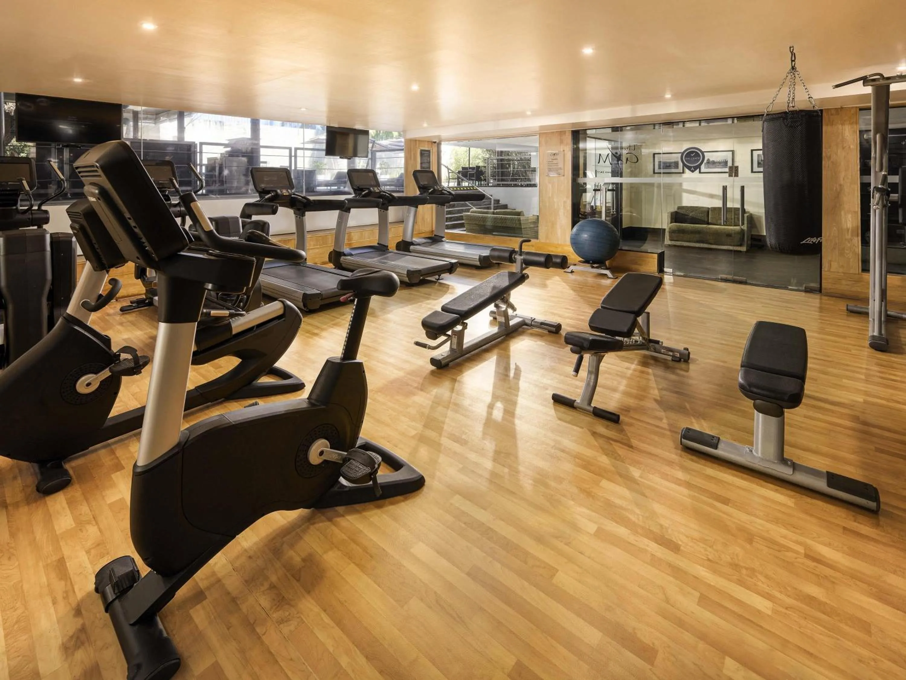 Fitness centre/facilities in Grand Mercure Bangalore - An Accor Brand