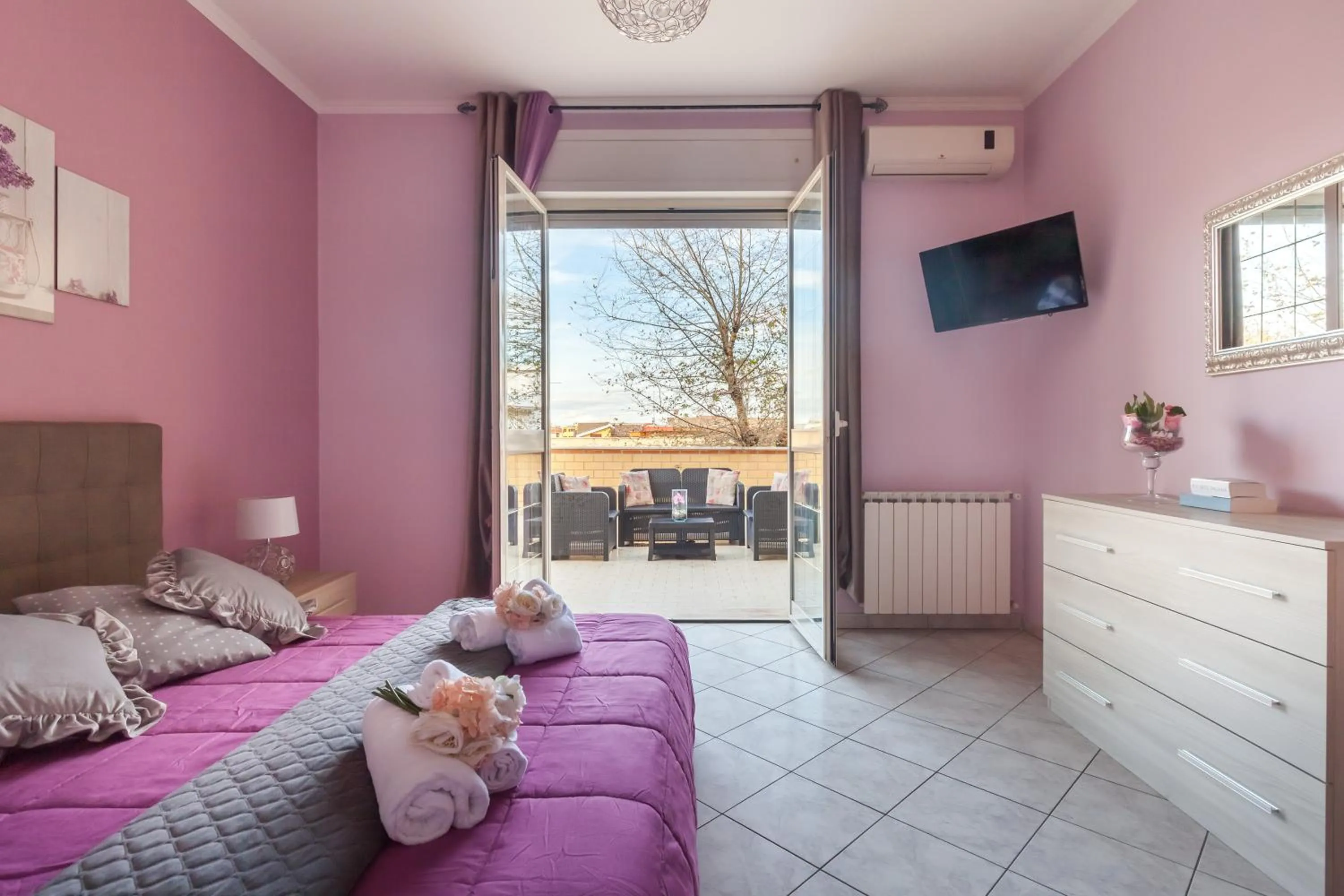 Bedroom, Bed in Casa Vacanze Giramondo