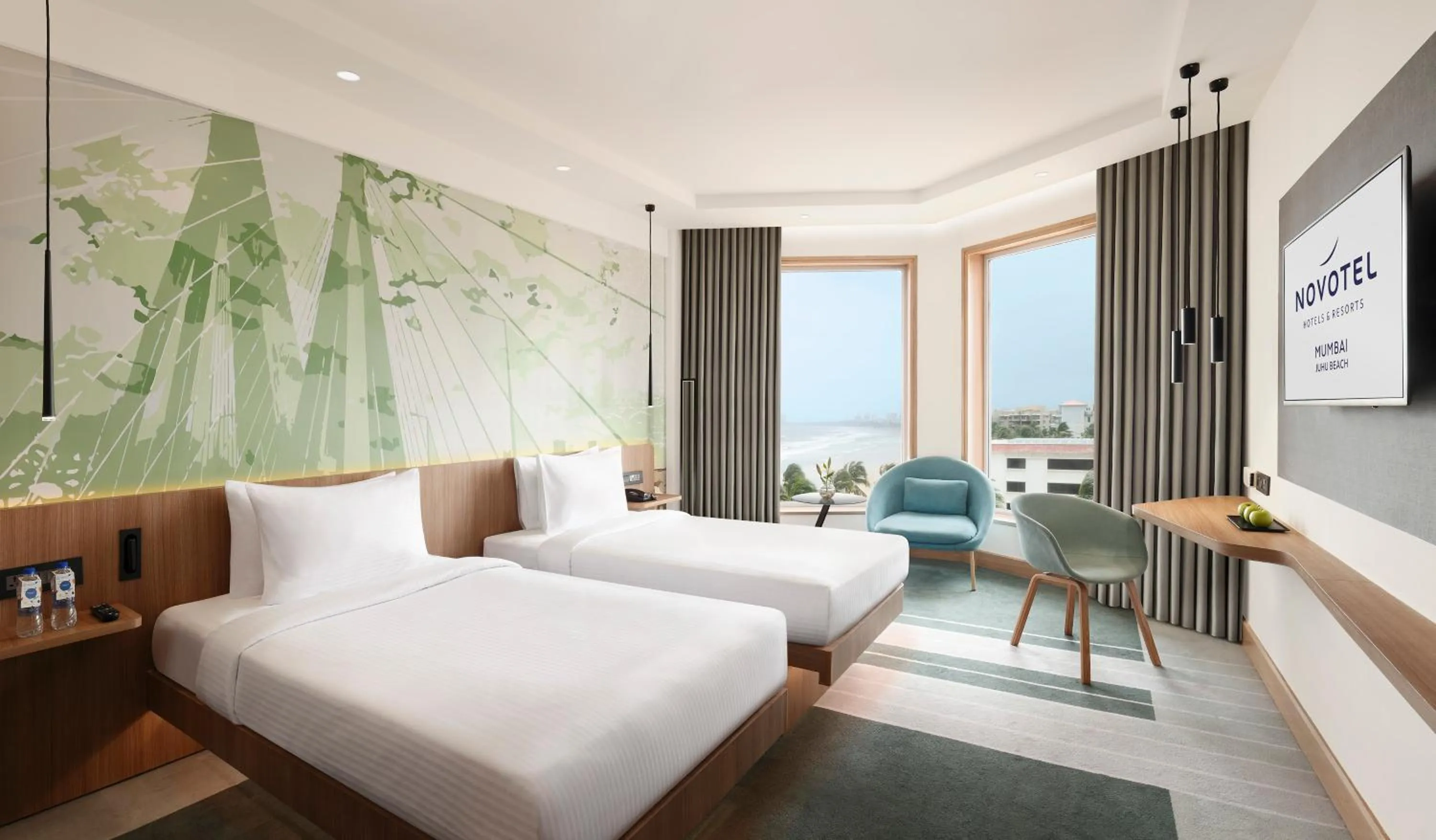 Photo of the whole room, Bed in Novotel Mumbai Juhu Beach