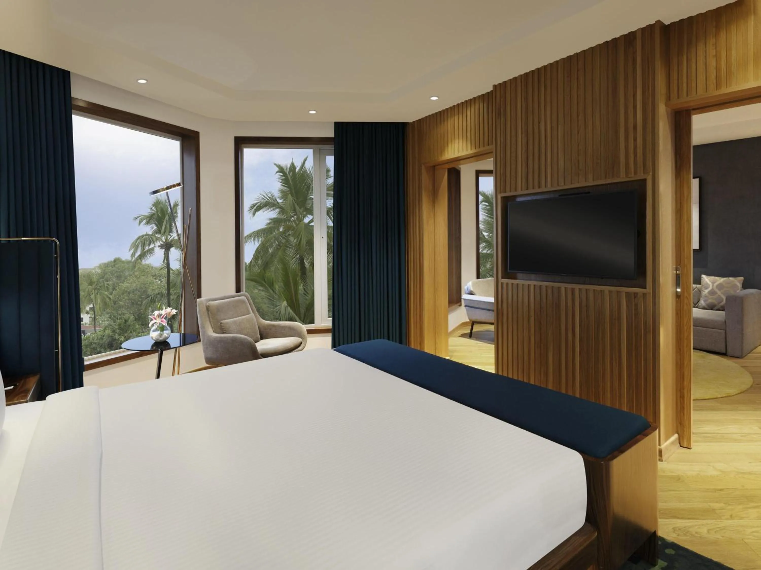 Bedroom, Bed in Novotel Mumbai Juhu Beach