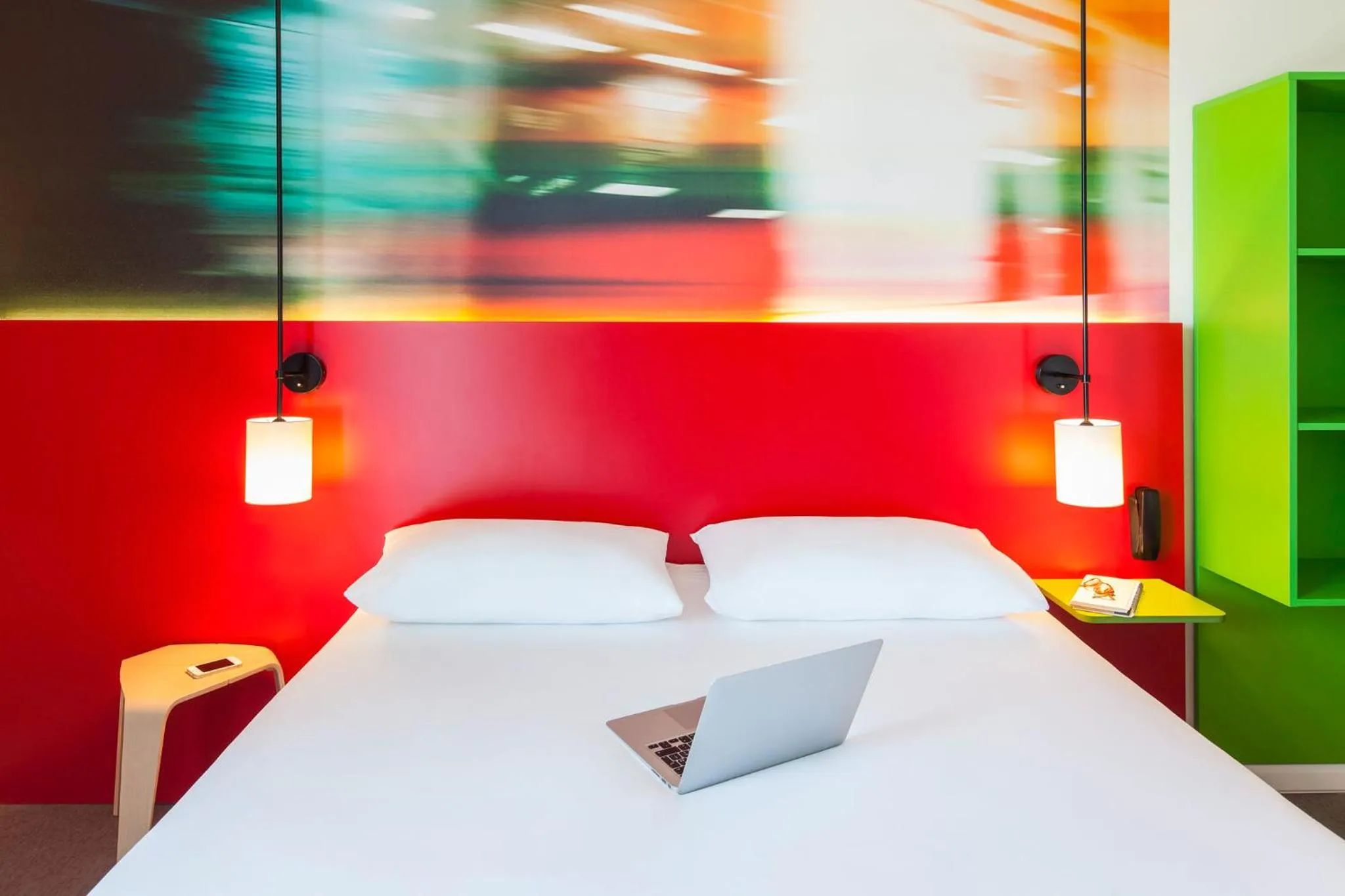 Bed in Ibis Styles Mulhouse Centre Gare