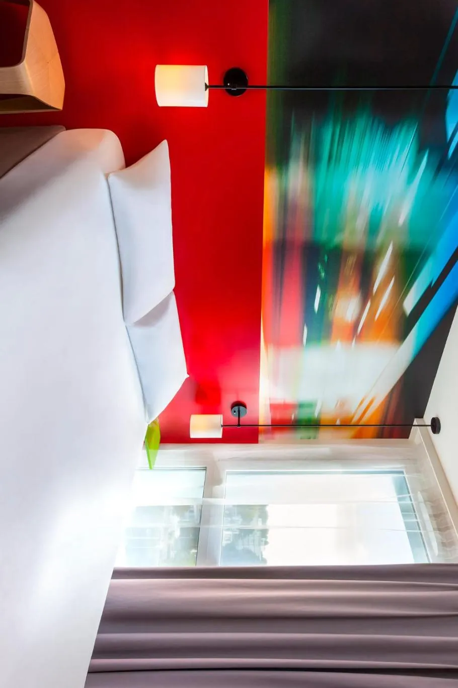 Bed in Ibis Styles Mulhouse Centre Gare