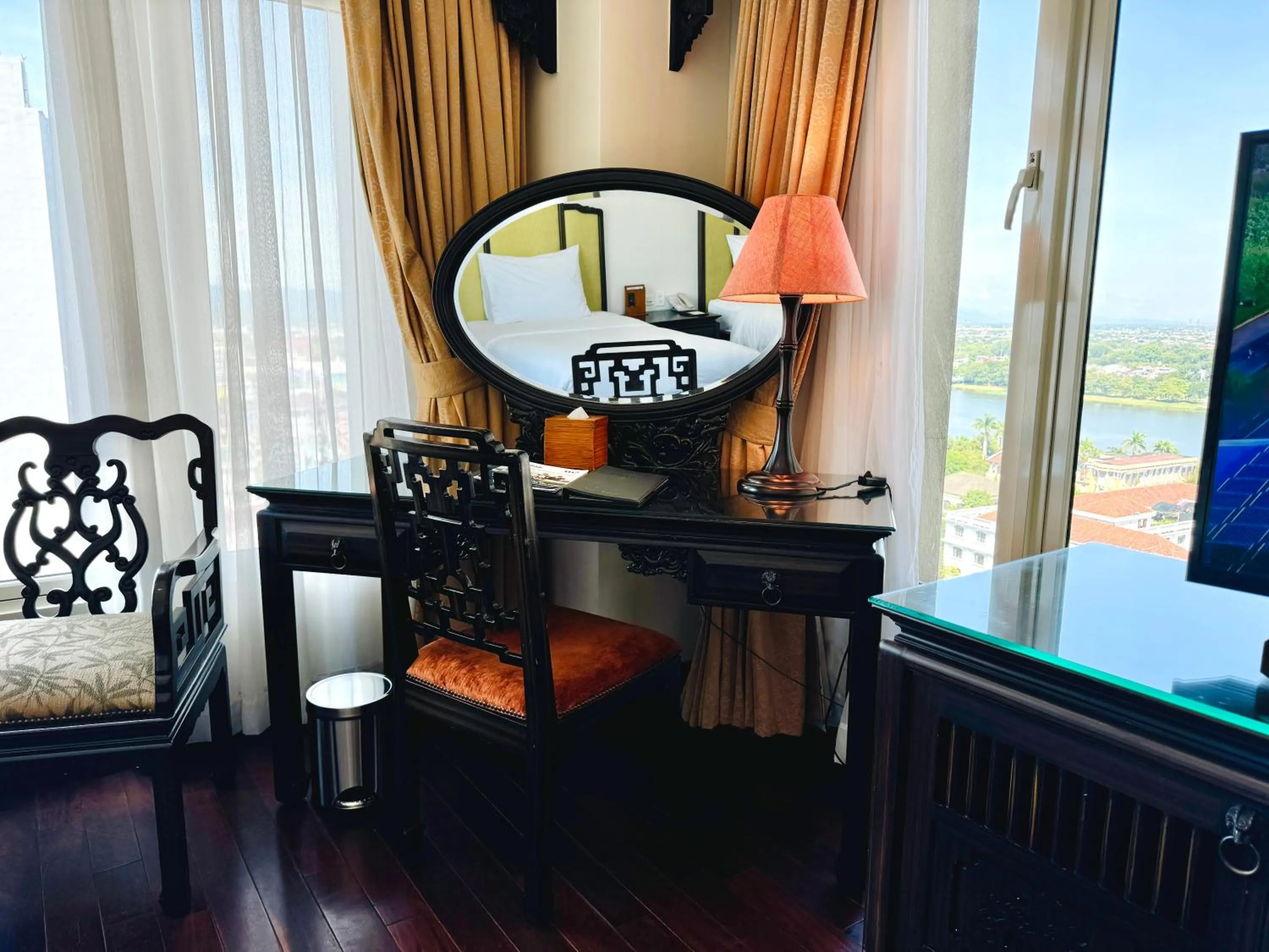 Seating area in TTC Imperial Hotel