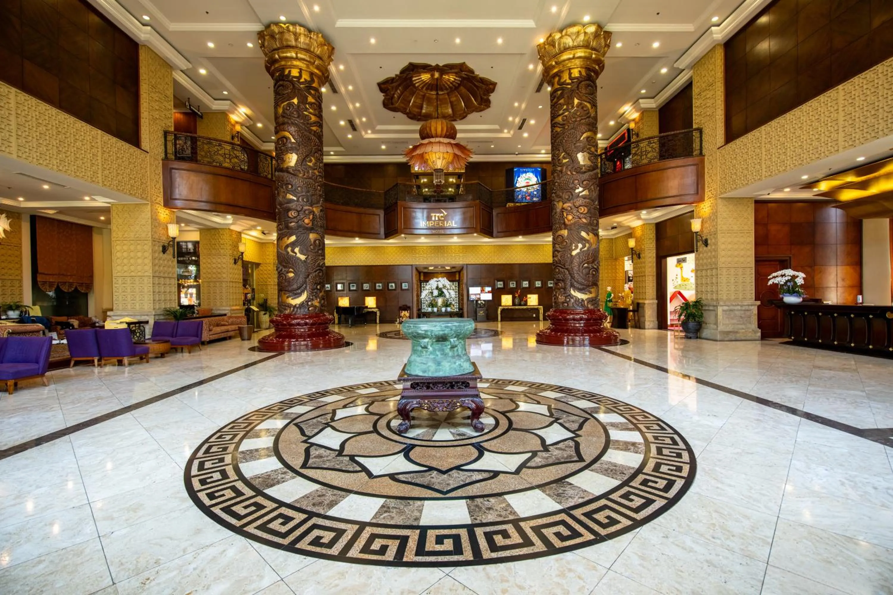 Lobby or reception in TTC Imperial Hotel