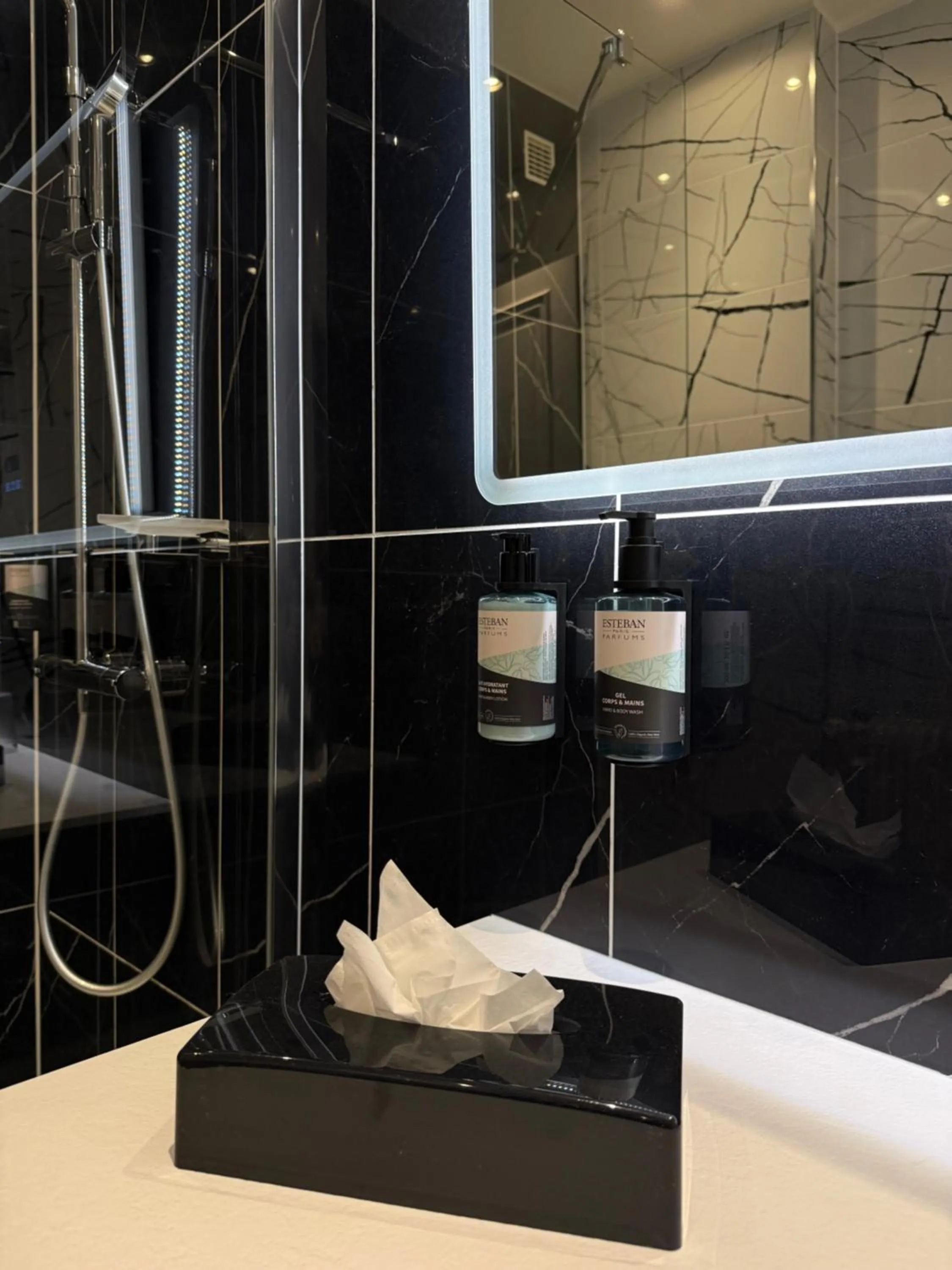 Bathroom in LOGIS Hôtel Borel