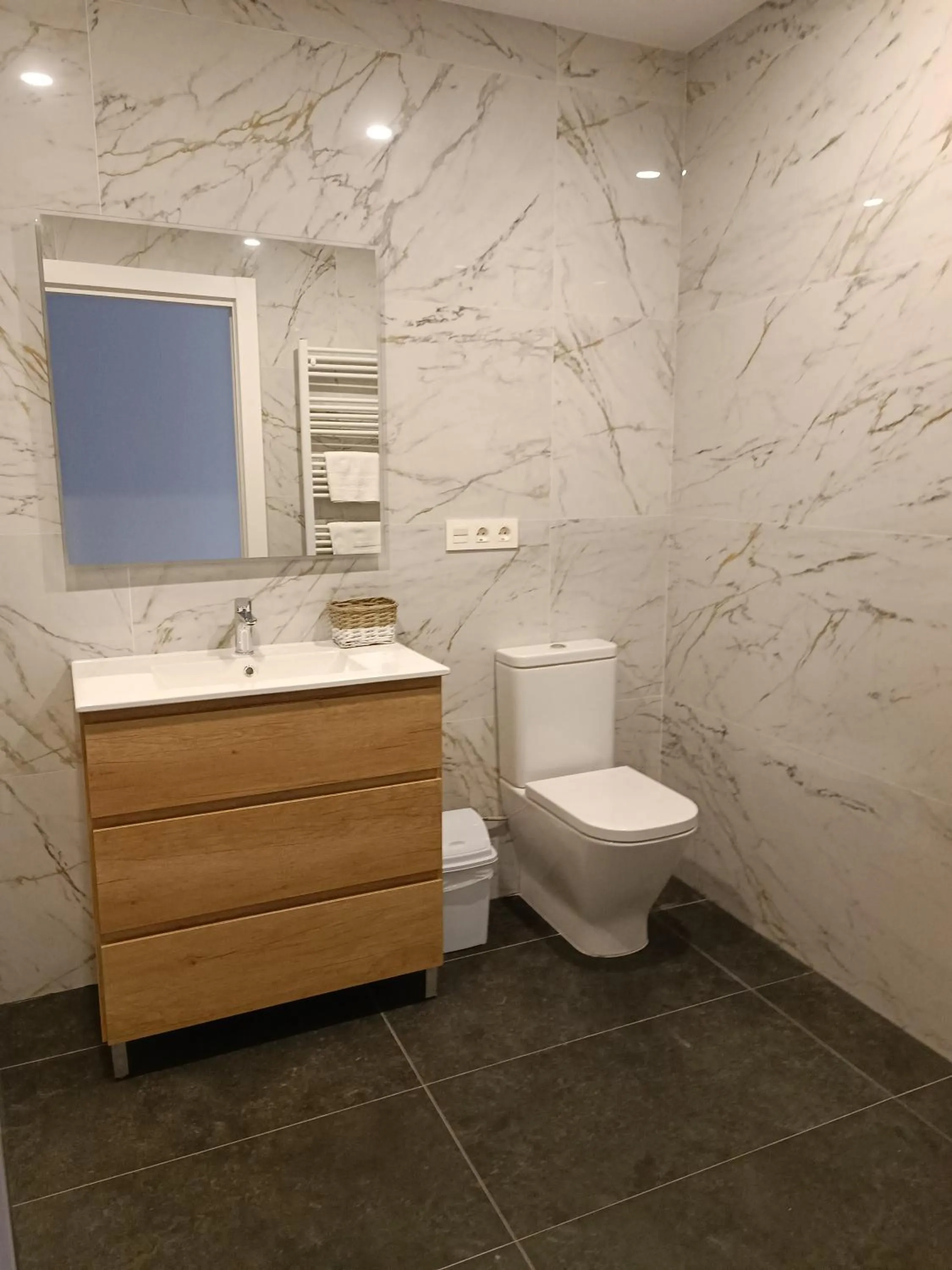 Bathroom in Apartamentos Marina