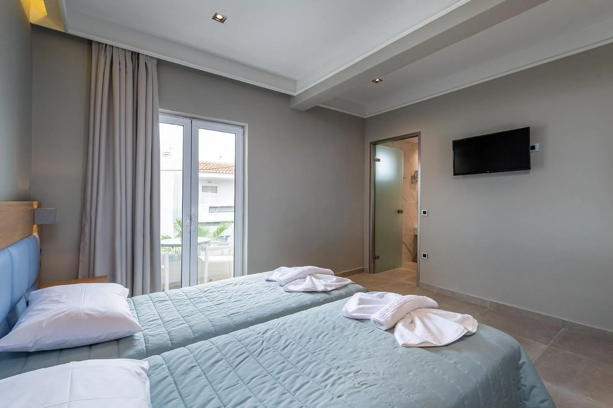 Bedroom, Bed in Argiri Resort Hotel & Apartments