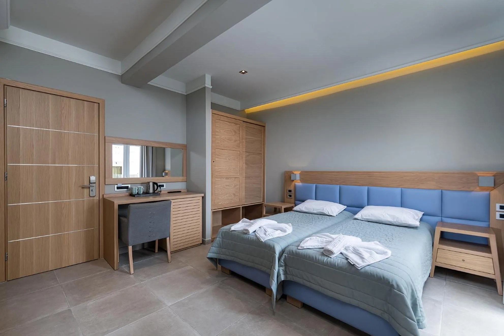 Bed in Argiri Resort Hotel & Apartments