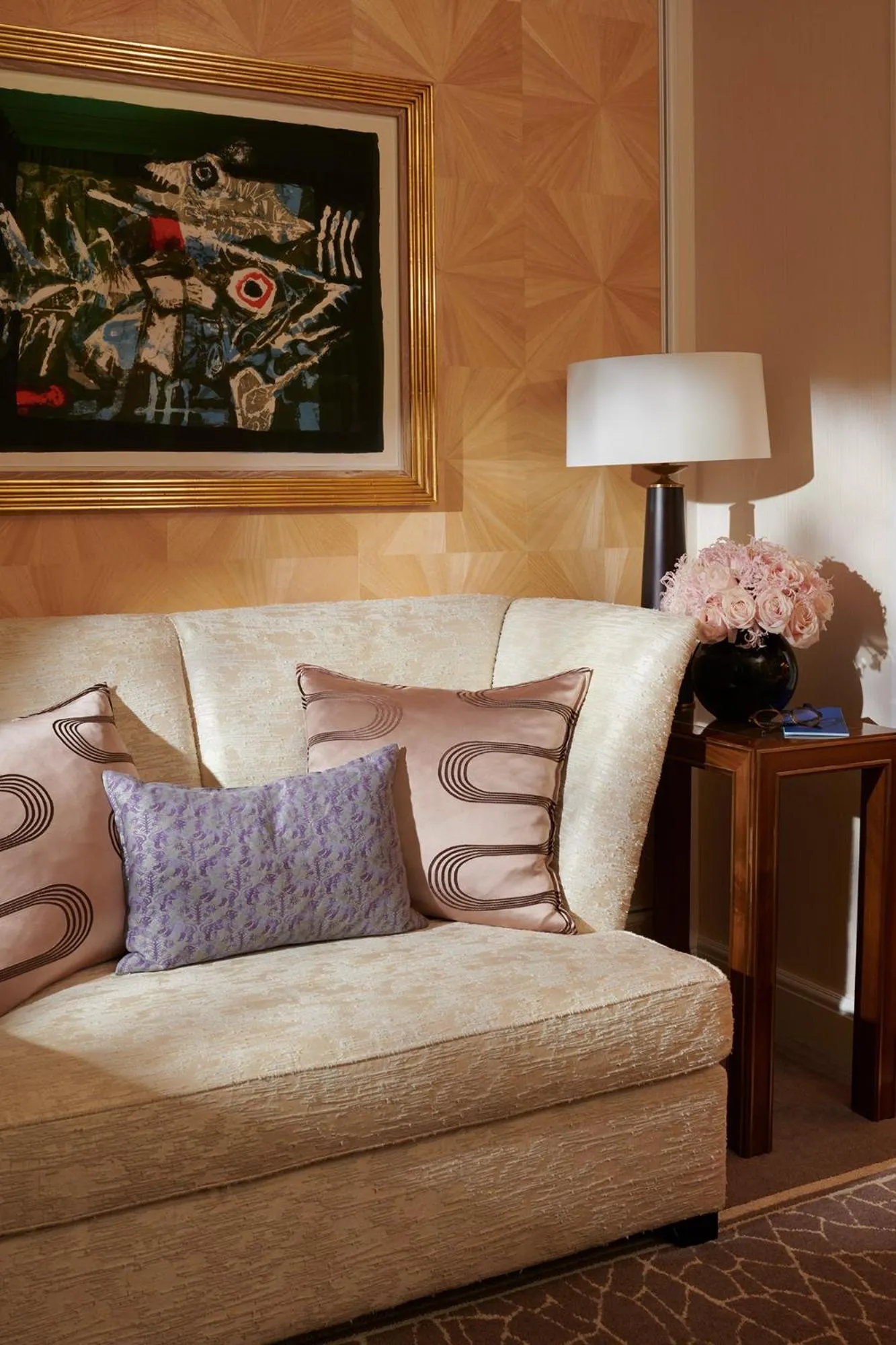 Living room in Baur au Lac